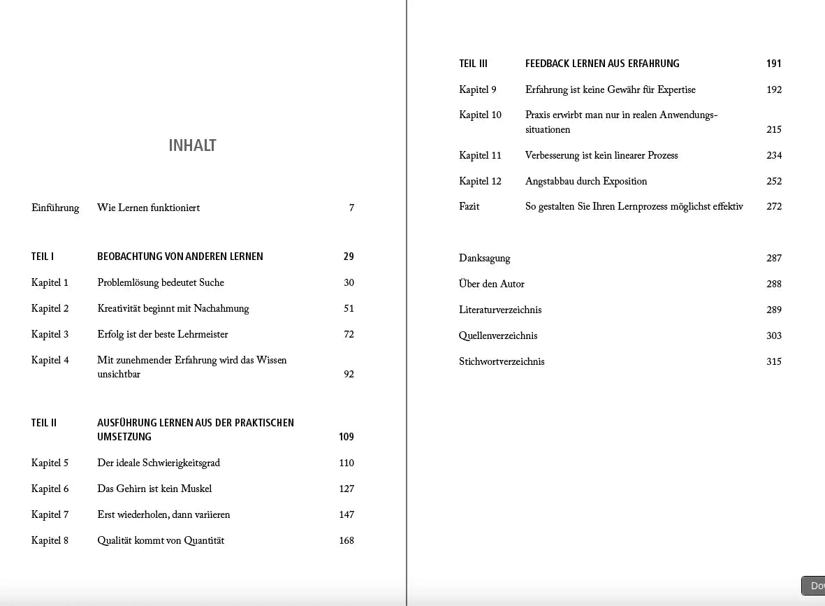 Innenansicht von 'Wie man in allem besser wird' - Taschenbuch