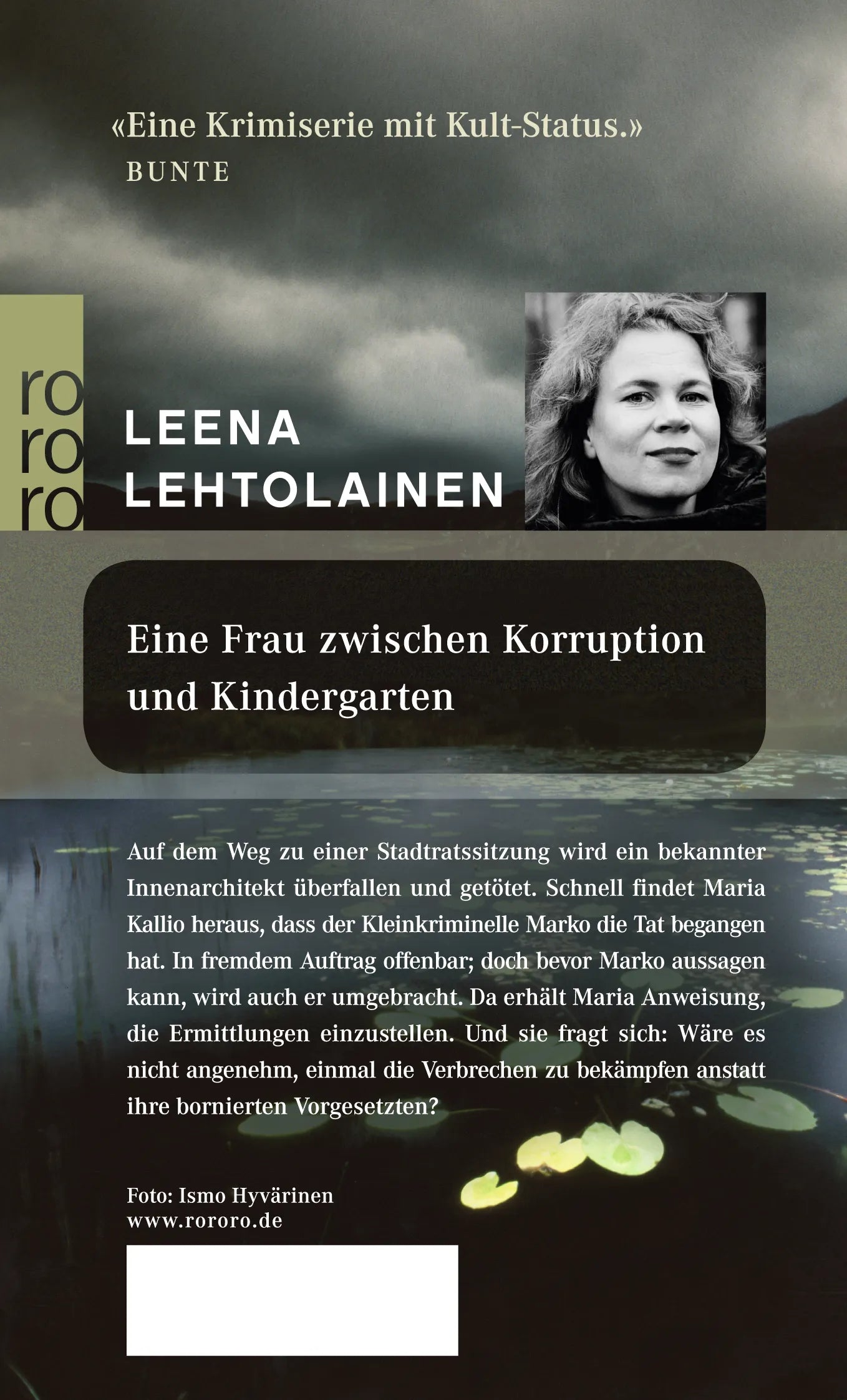 Buchrückseite von 'Wie man sie zum Schweigen bringt' mit Klappentext - Taschenbuch