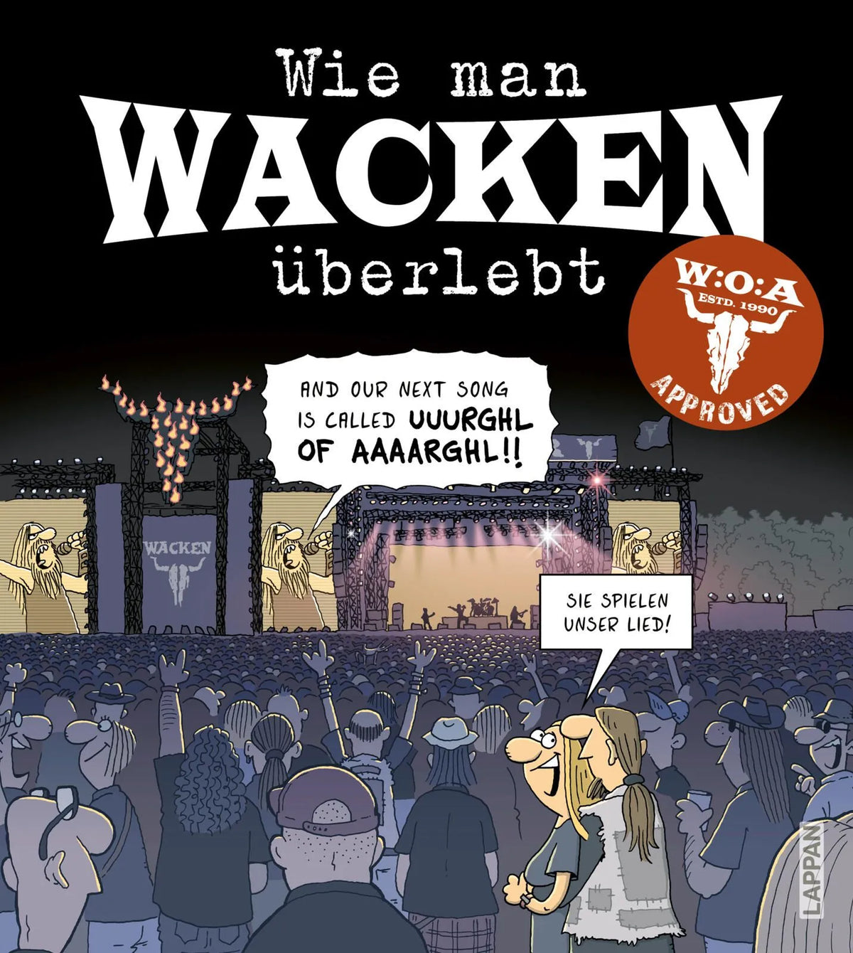 Cover: Wie man Wacken überlebt (Hardcover) von Miguel Fernandez
