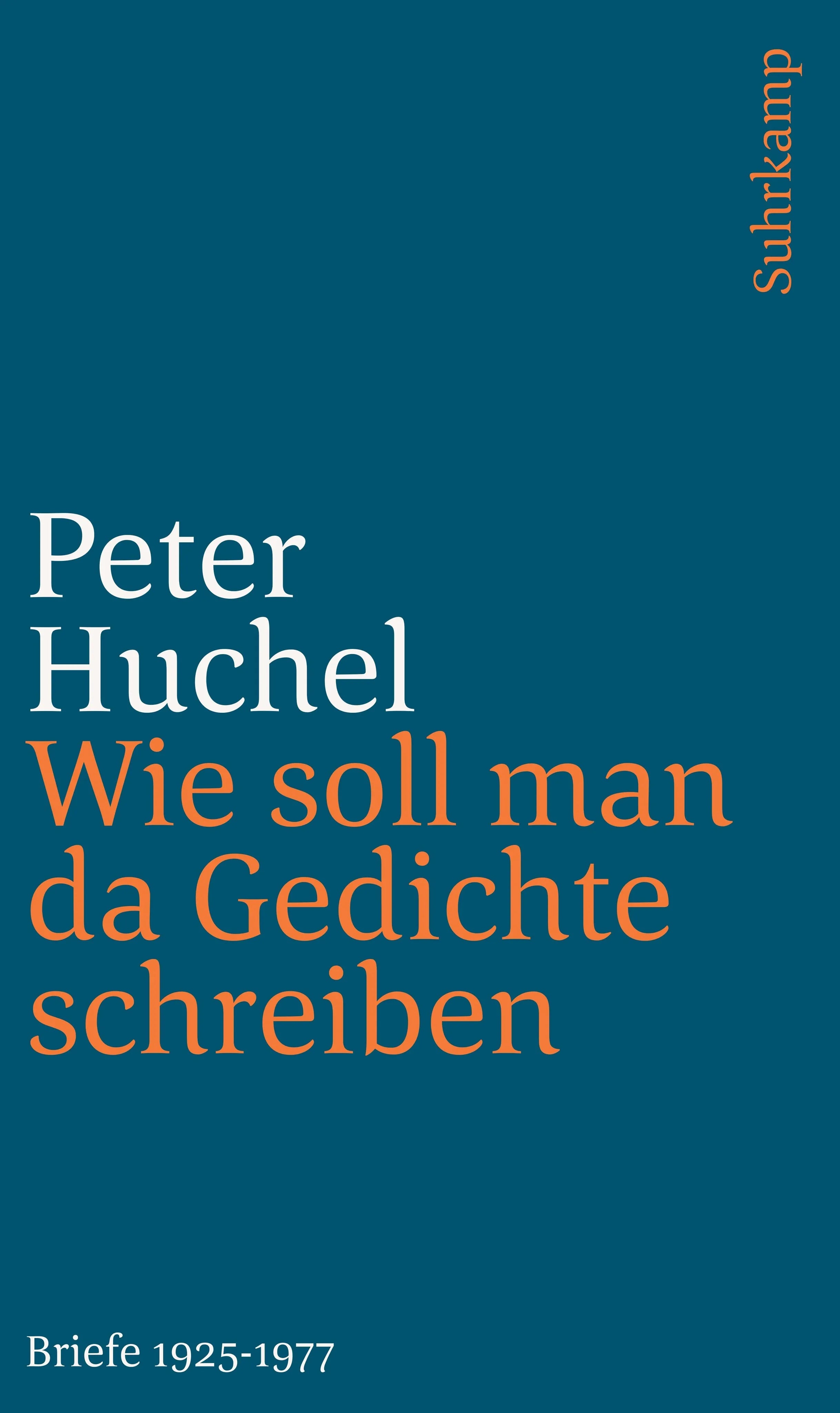 Buchcover von 'Wie soll man da Gedichte schreiben' - Taschenbuch von Peter Huchel