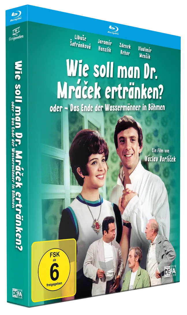 Produktansicht 1 von Wie soll man Dr. Mráček ertränken? oder Das Ende der Wassermänner in Böhmen – Blu-ray