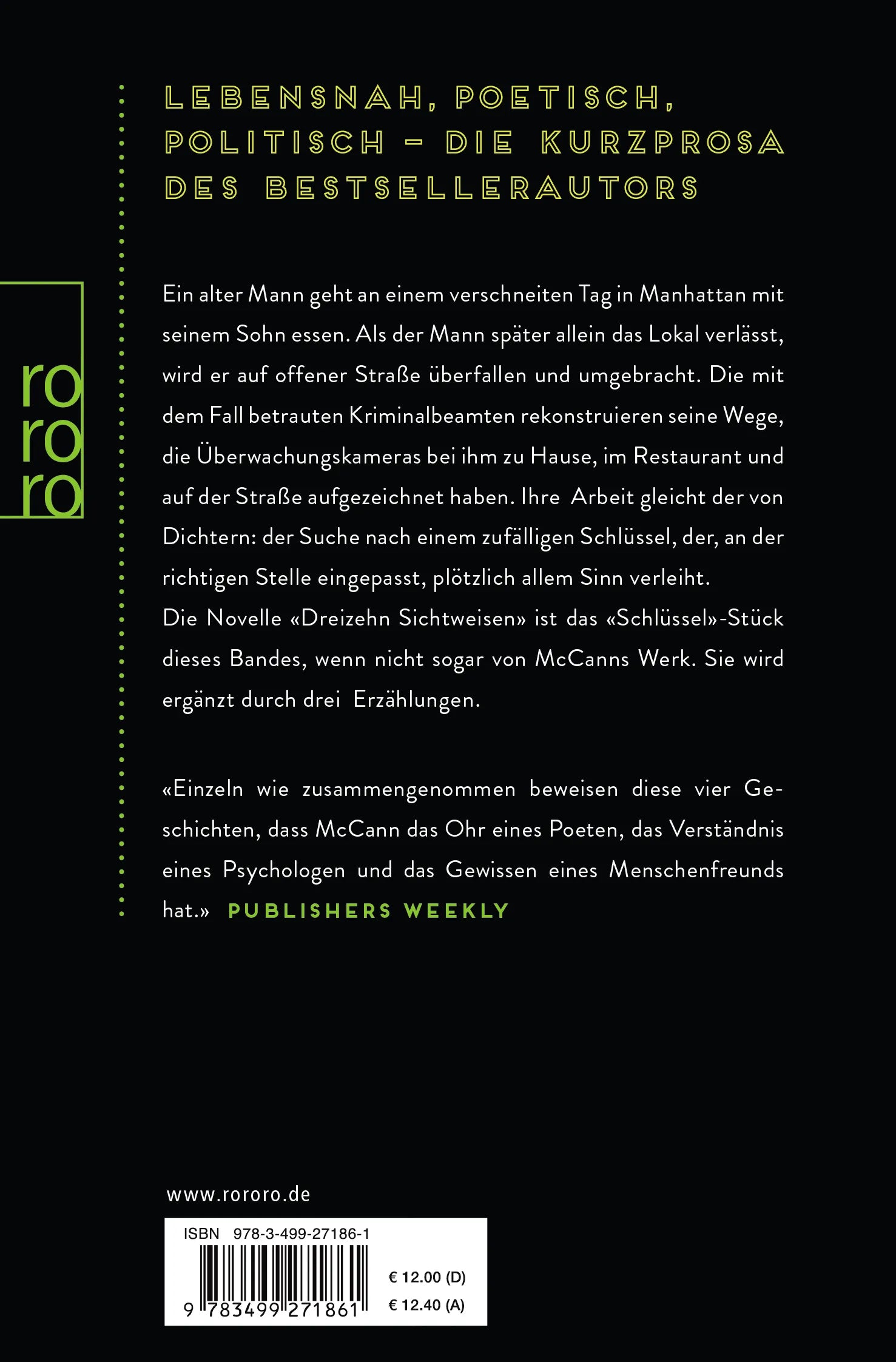 Buchrückseite von 'Wie spät ist es jetzt dort, wo du bist?' mit Klappentext - Taschenbuch