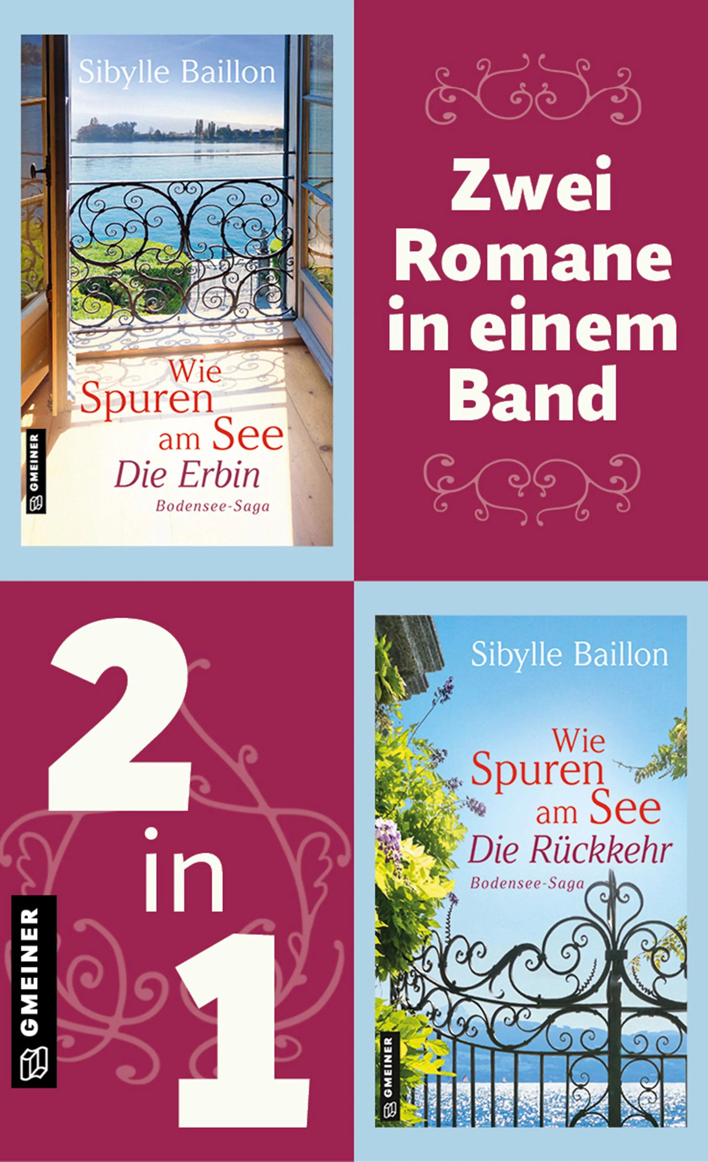 Cover: Wie Spuren am See - Die Erbin & Die Rückkehr (E-Book) von Sibylle Baillon