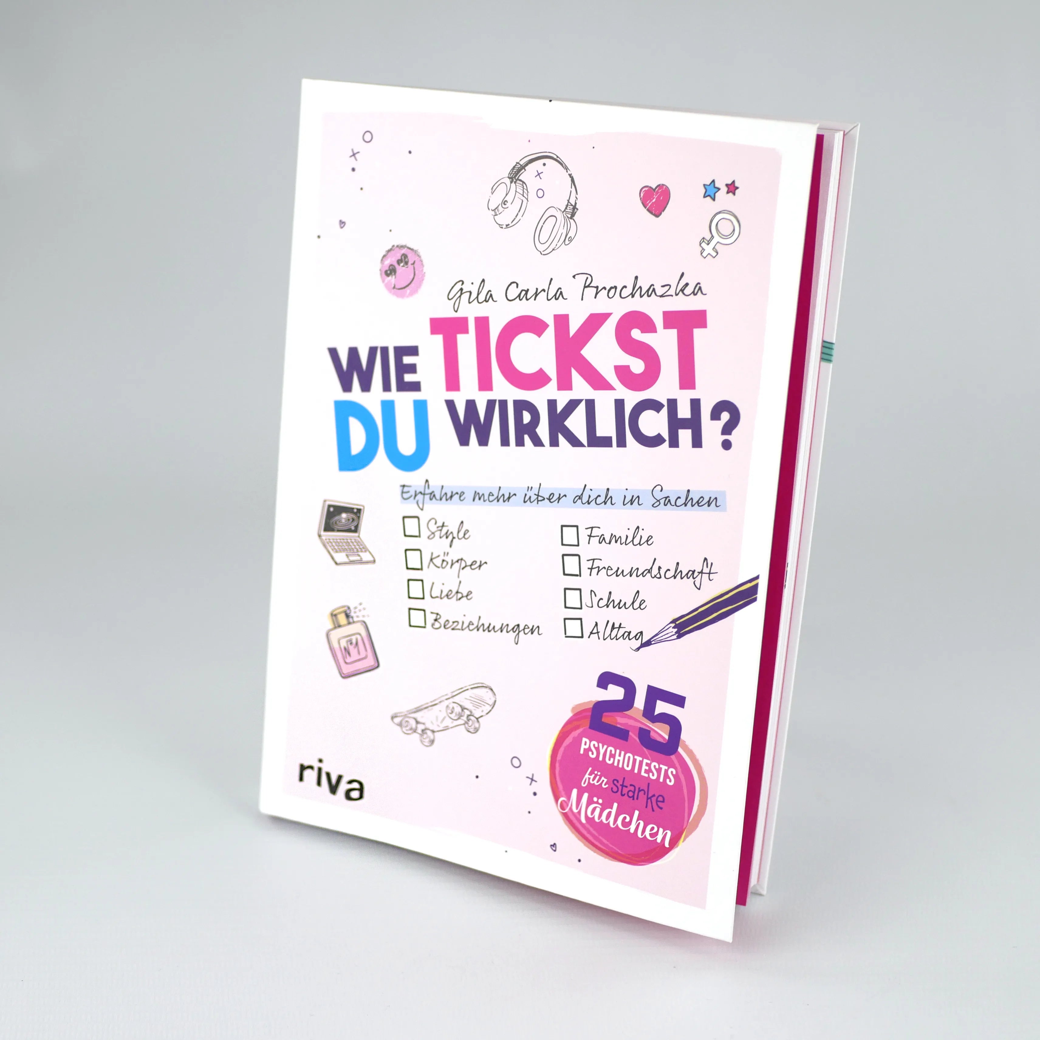 Innenansicht von 'Wie tickst du wirklich? – 25 Psychotests für starke Mädchen' - Taschenbuch