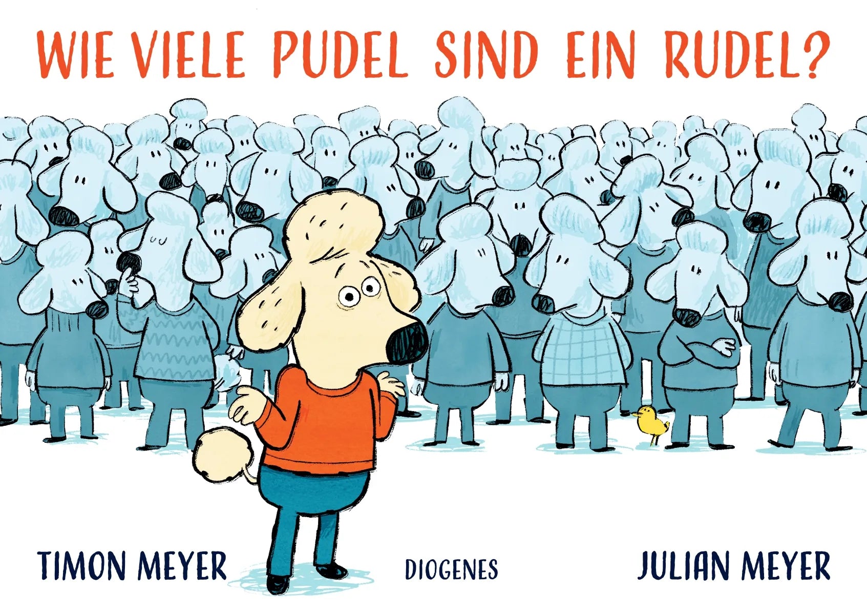 Buchcover von 'Wie viele Pudel sind ein Rudel?' - Gebundene Ausgabe von Timon Meyer