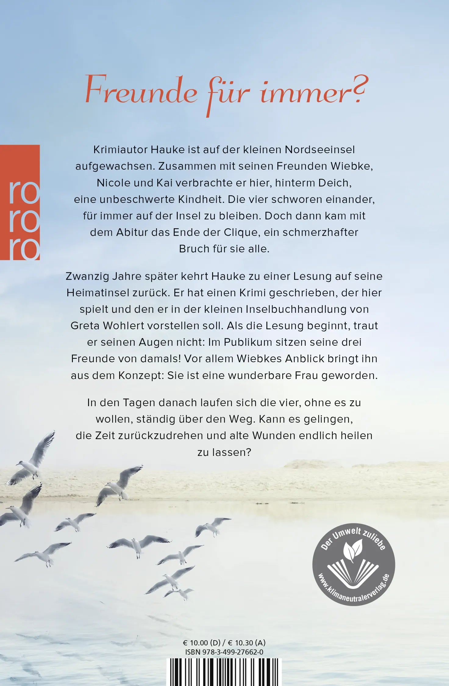 Buchrückseite von 'Wiedersehen in der kleinen Inselbuchhandlung' mit Klappentext - Taschenbuch
