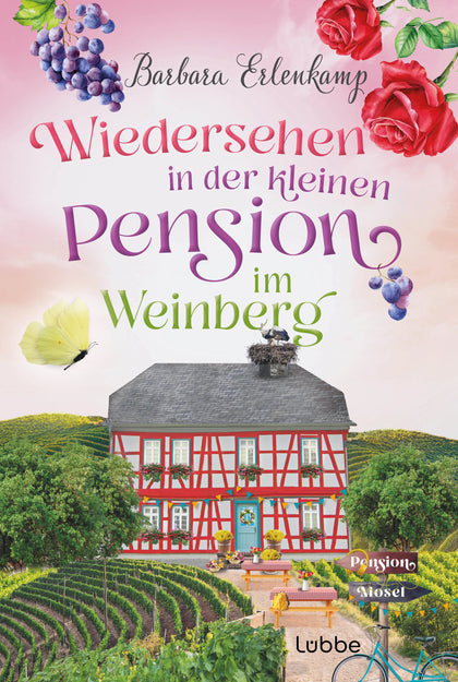 Buchcover von 'Wiedersehen in der kleinen Pension im Weinberg' - Taschenbuch von Barbara Erlenkamp