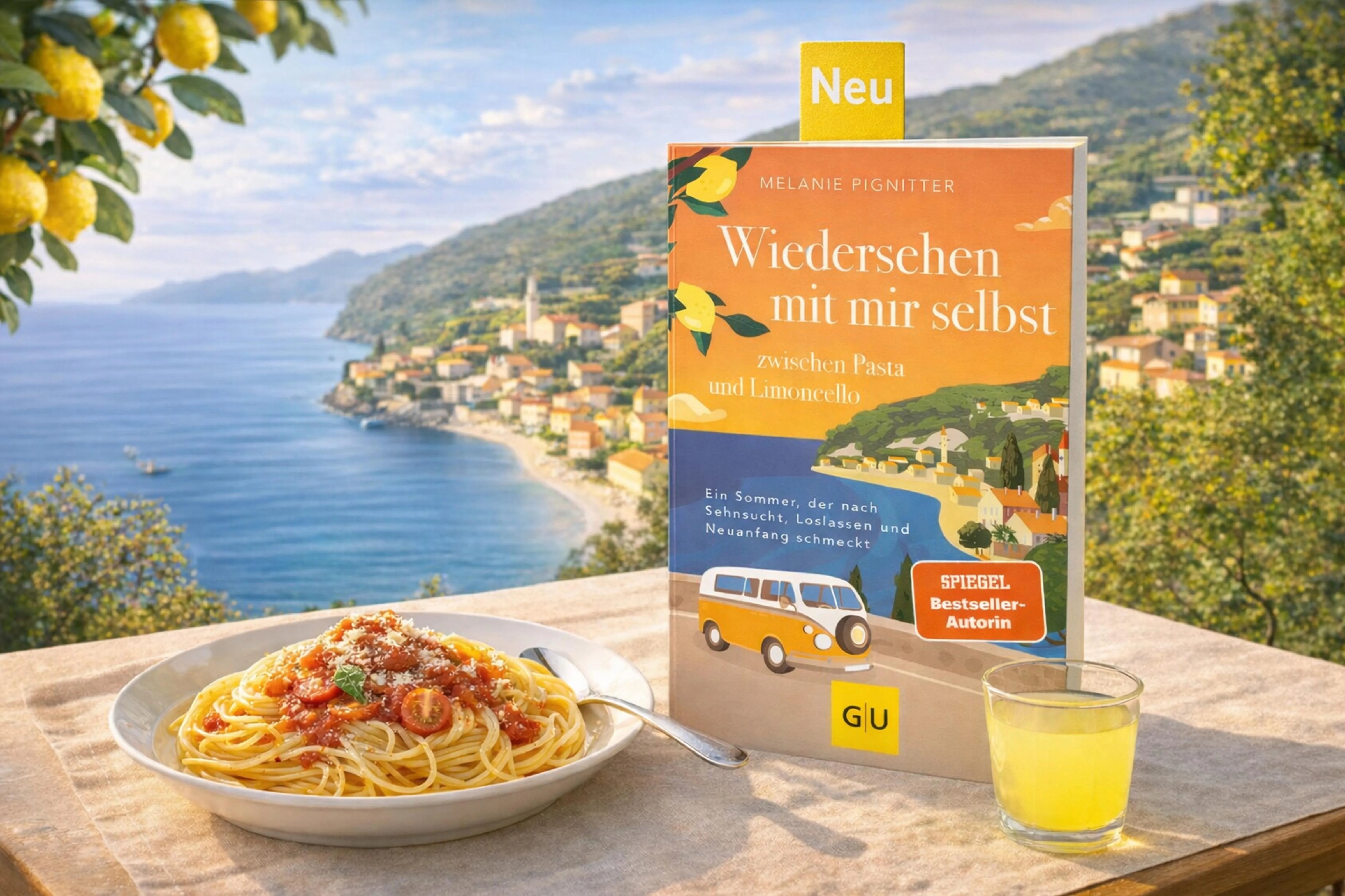 Detailansicht: Wiedersehen mit mir selbst zwischen Pasta und Limoncello (Hardcover)