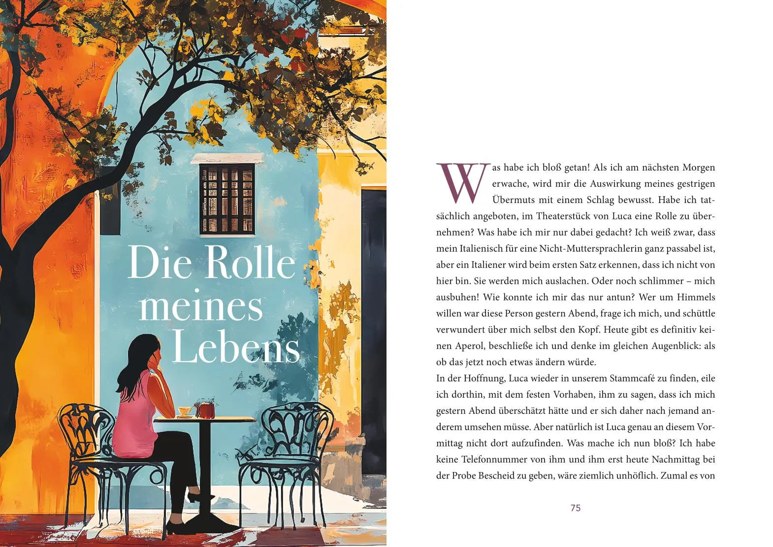 Detailansicht: Wiedersehen mit mir selbst zwischen Pizza und Aperol (Hardcover)