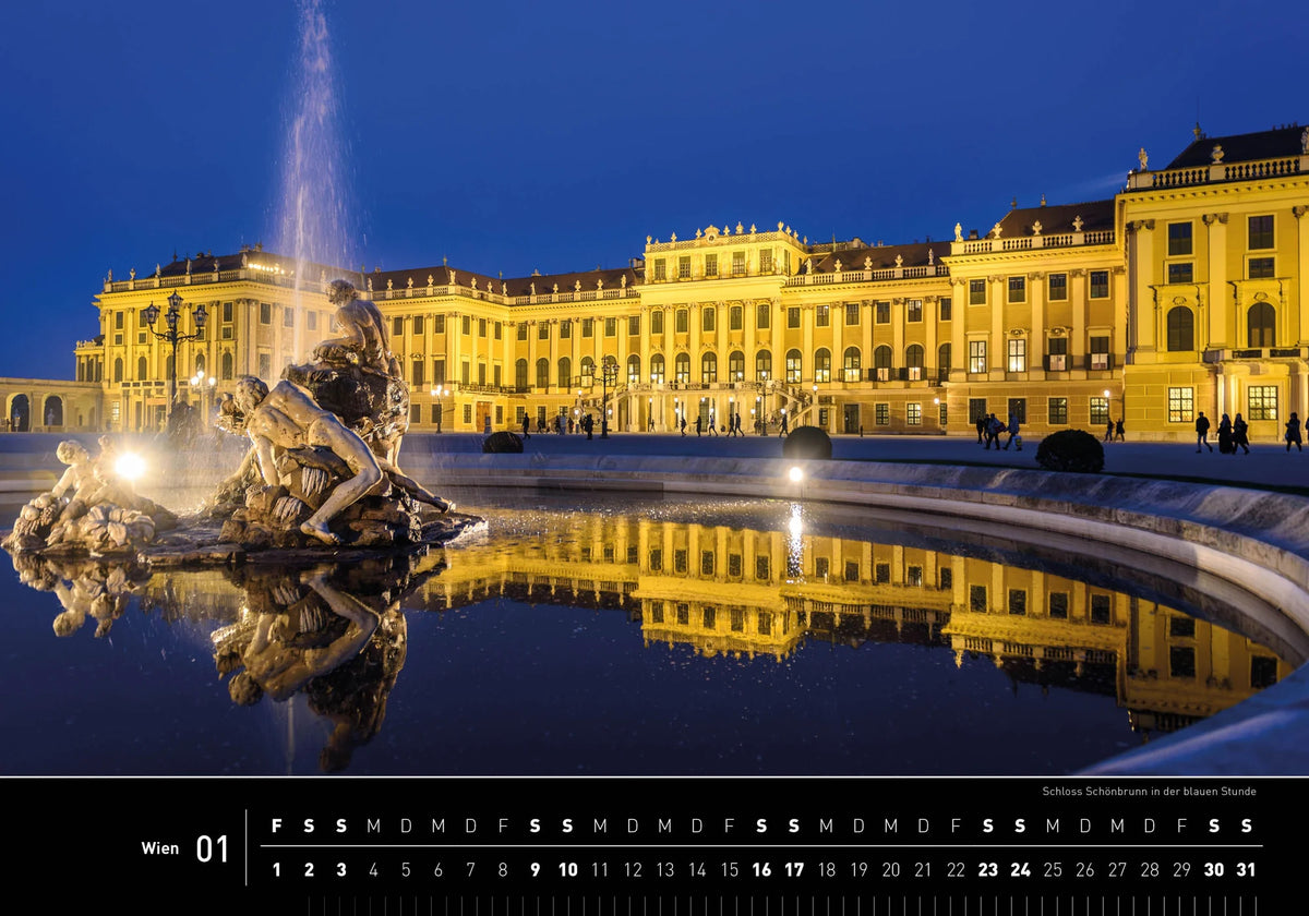 Wien Premiumkalender 2027 – Ansicht