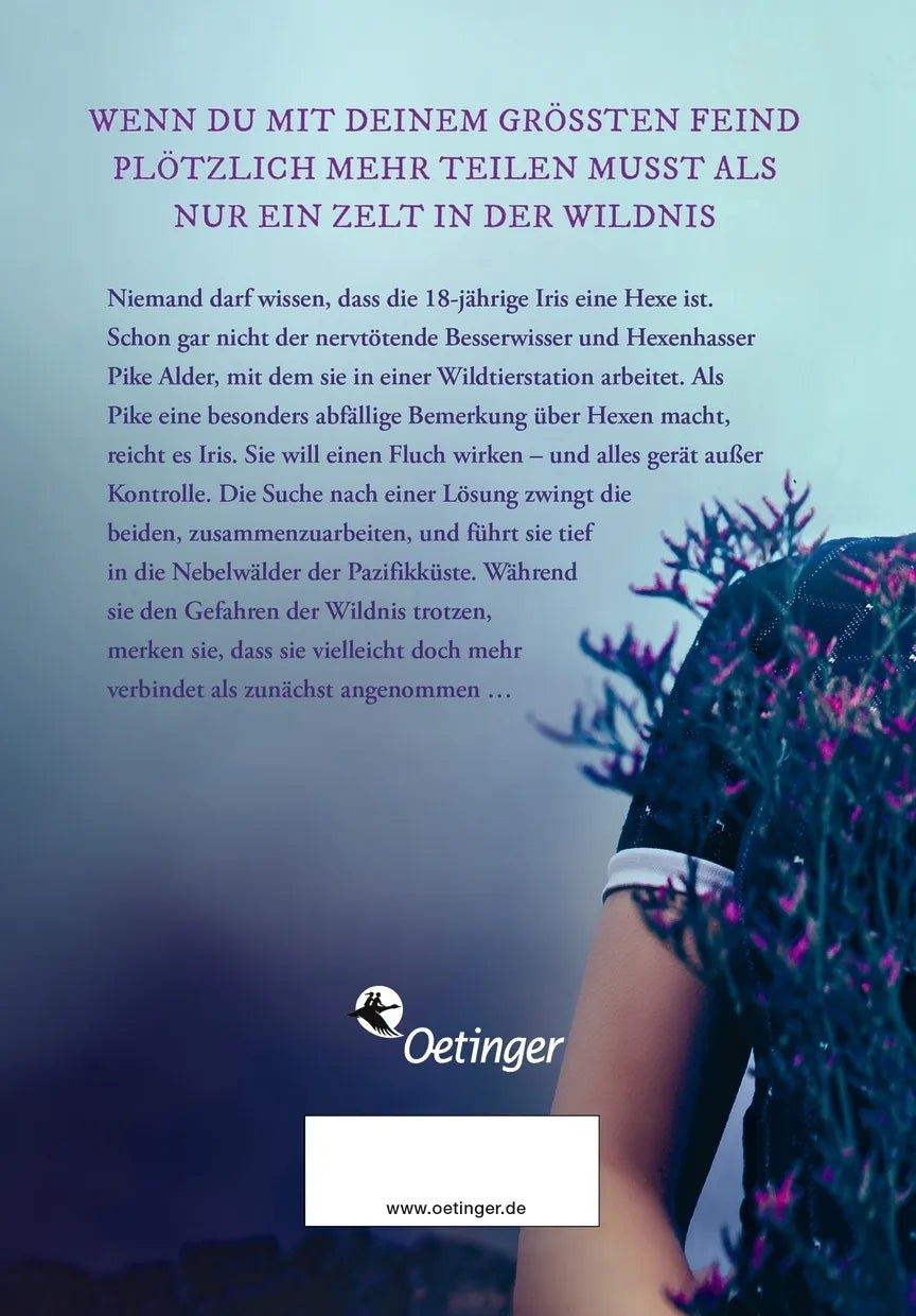 Buchrückseite von 'Wild is the Witch. Verfluchte Nähe' mit Klappentext - Gebundene Ausgabe