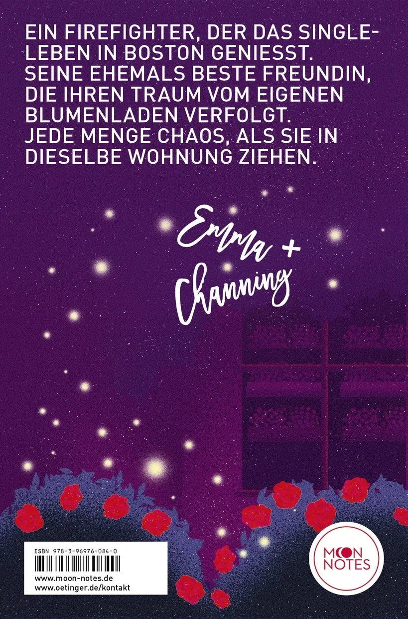 Buchrückseite von 'Wild Roses & Fireflies' mit Klappentext - Paperback