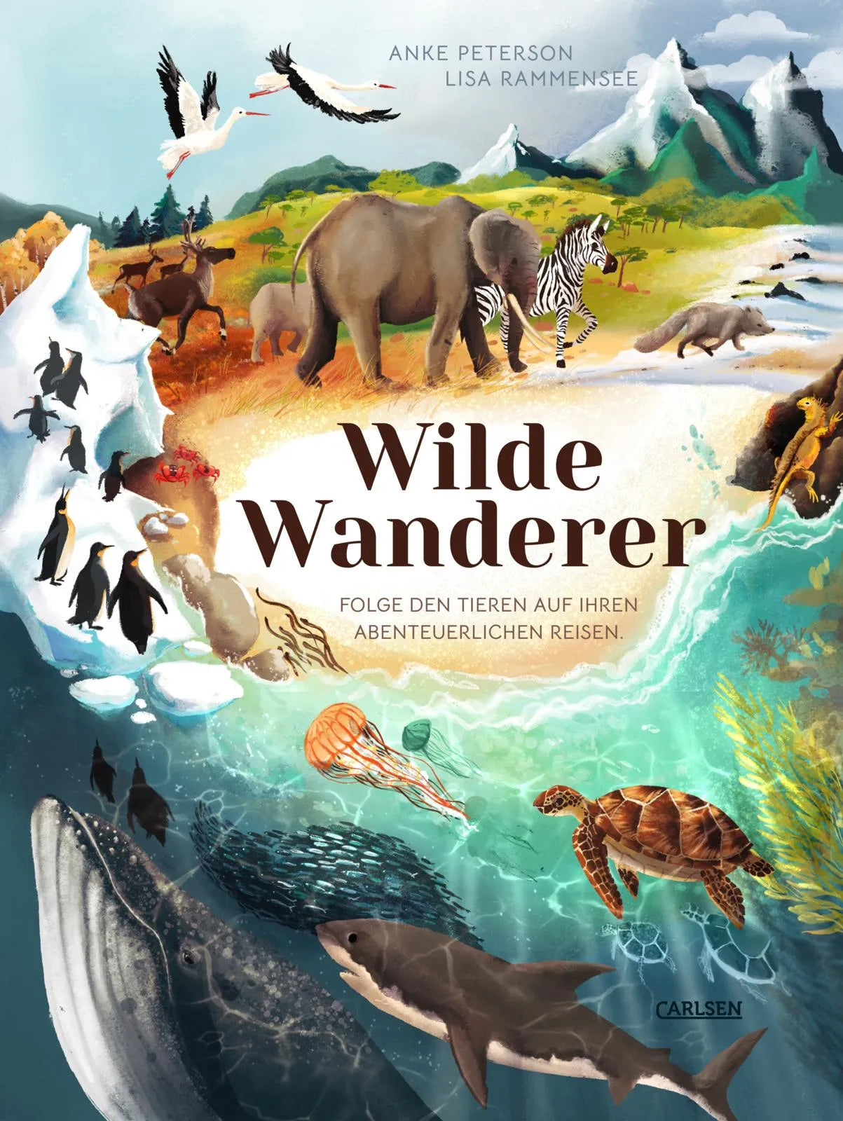 Buchcover von 'Wilde Wanderer' - Gebundene Ausgabe von Anke Peterson