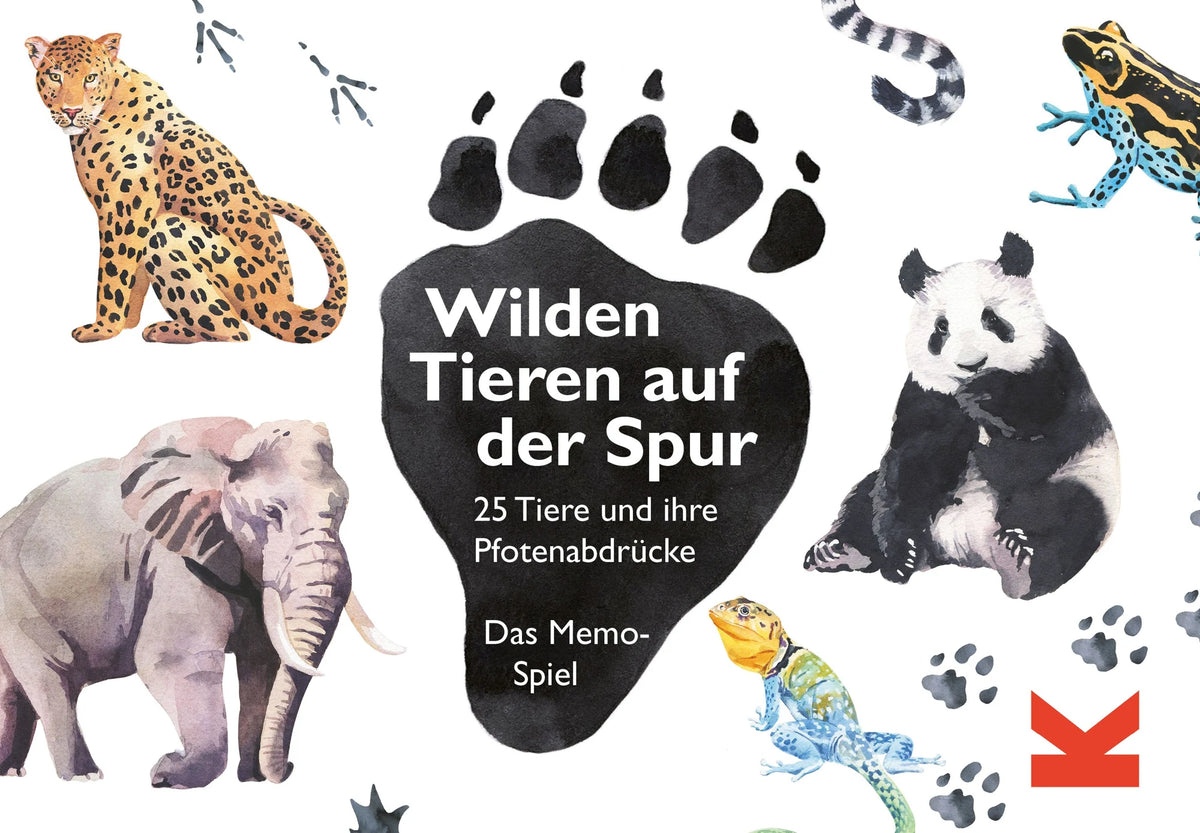 Kinderspiel: Wilden Tieren auf der Spur