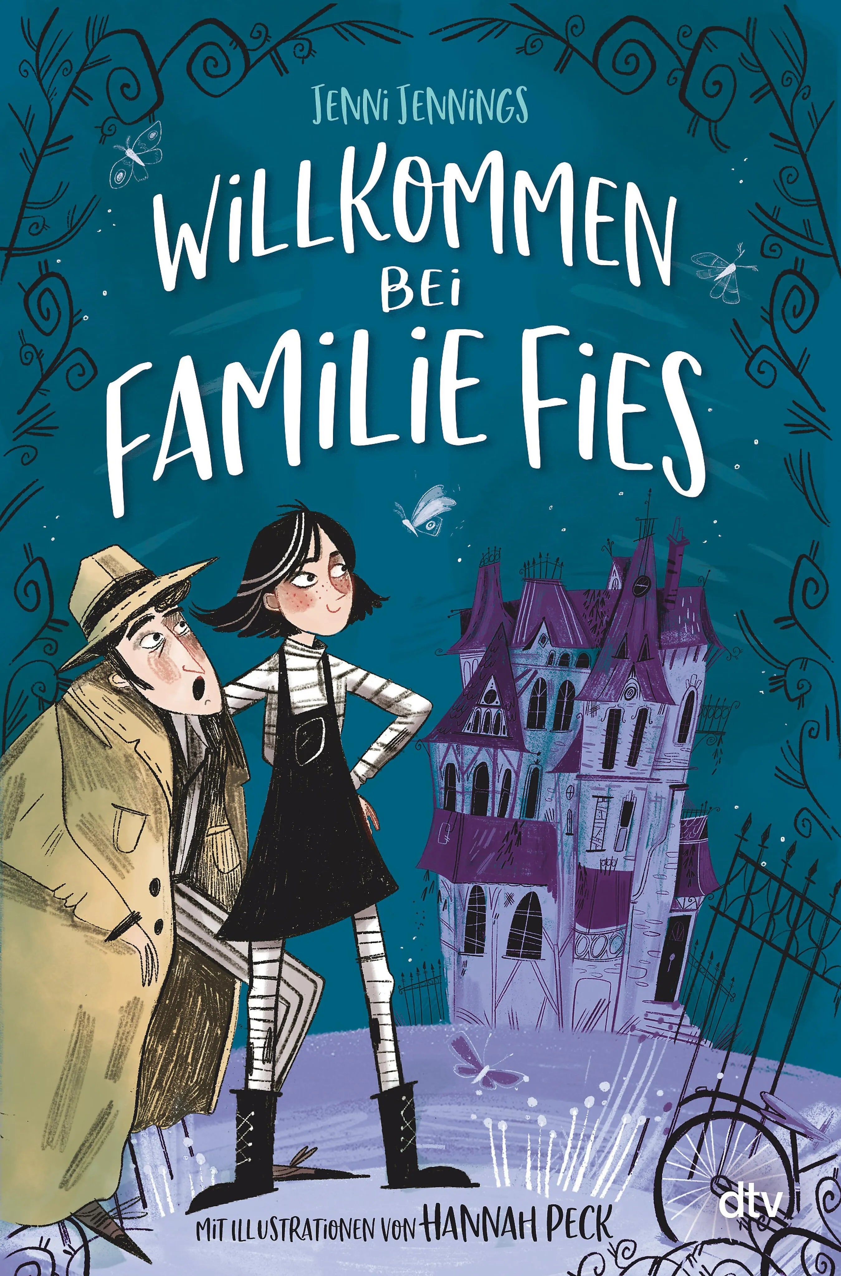 Cover: Willkommen bei Familie Fies – Nicht ohne unsere Geister! (E-Book) von Jenni Jennings
