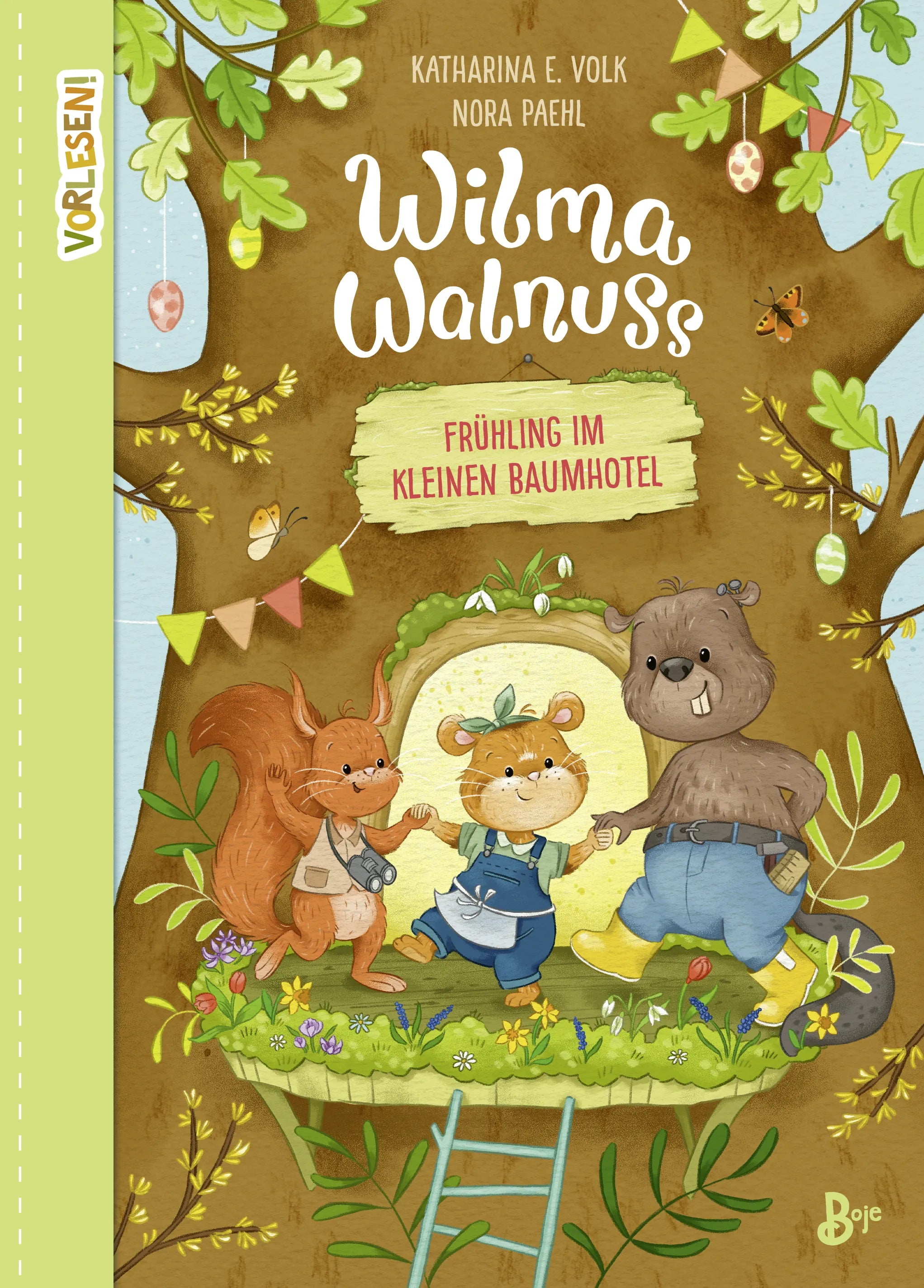 Buchcover von 'Wilma Walnuss - Frühling im kleinen Baumhotel' - Gebundene Ausgabe von Katharina E. Volk