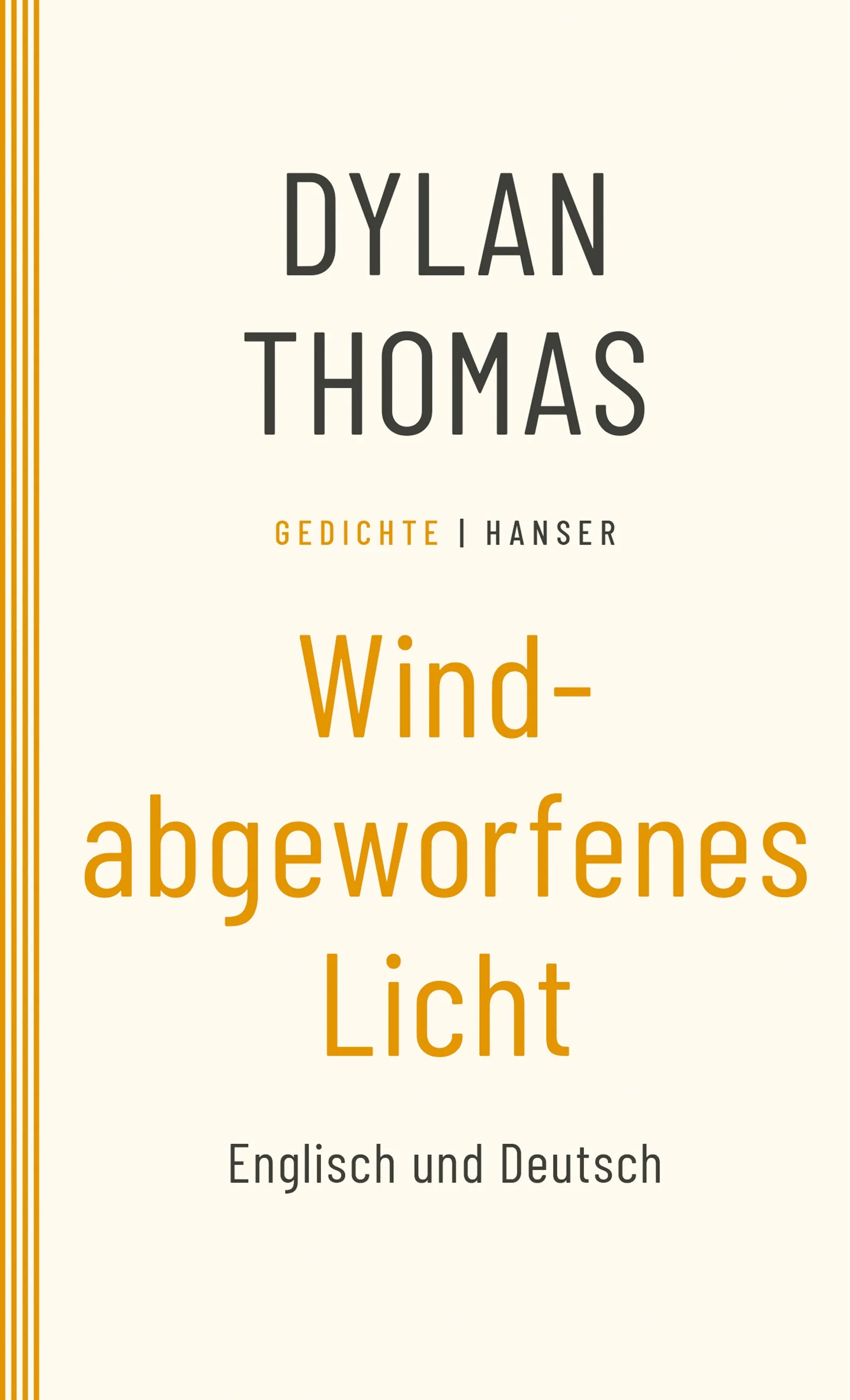 Buchcover von 'Windabgeworfenes Licht' - Taschenbuch von Dylan Thomas