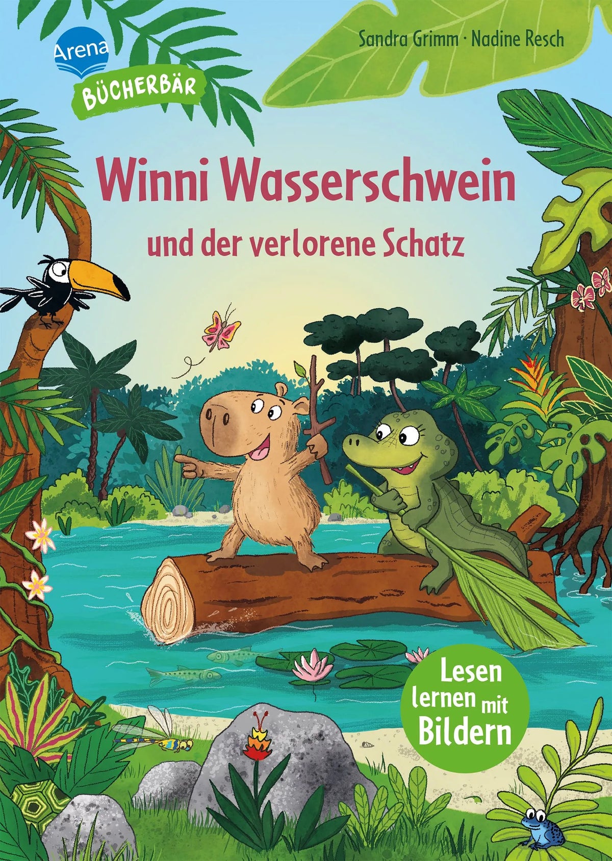 Cover: Winni Wasserschwein und der verlorene Schatz (Hardcover) von Sandra Grimm