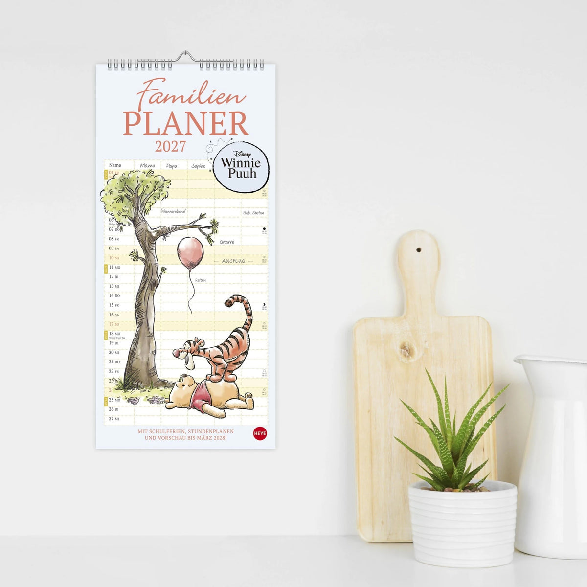 Winnie Puuh Familienplaner 2027 – Ansicht