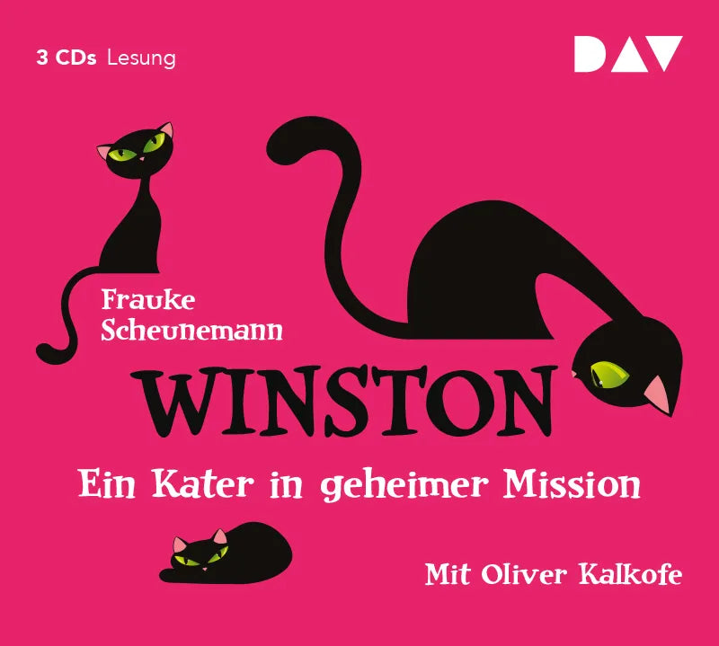 Buchcover von 'Winston – Teil 1: Ein Kater in geheimer Mission' - Hörbuch (CD) von Frauke Scheunemann