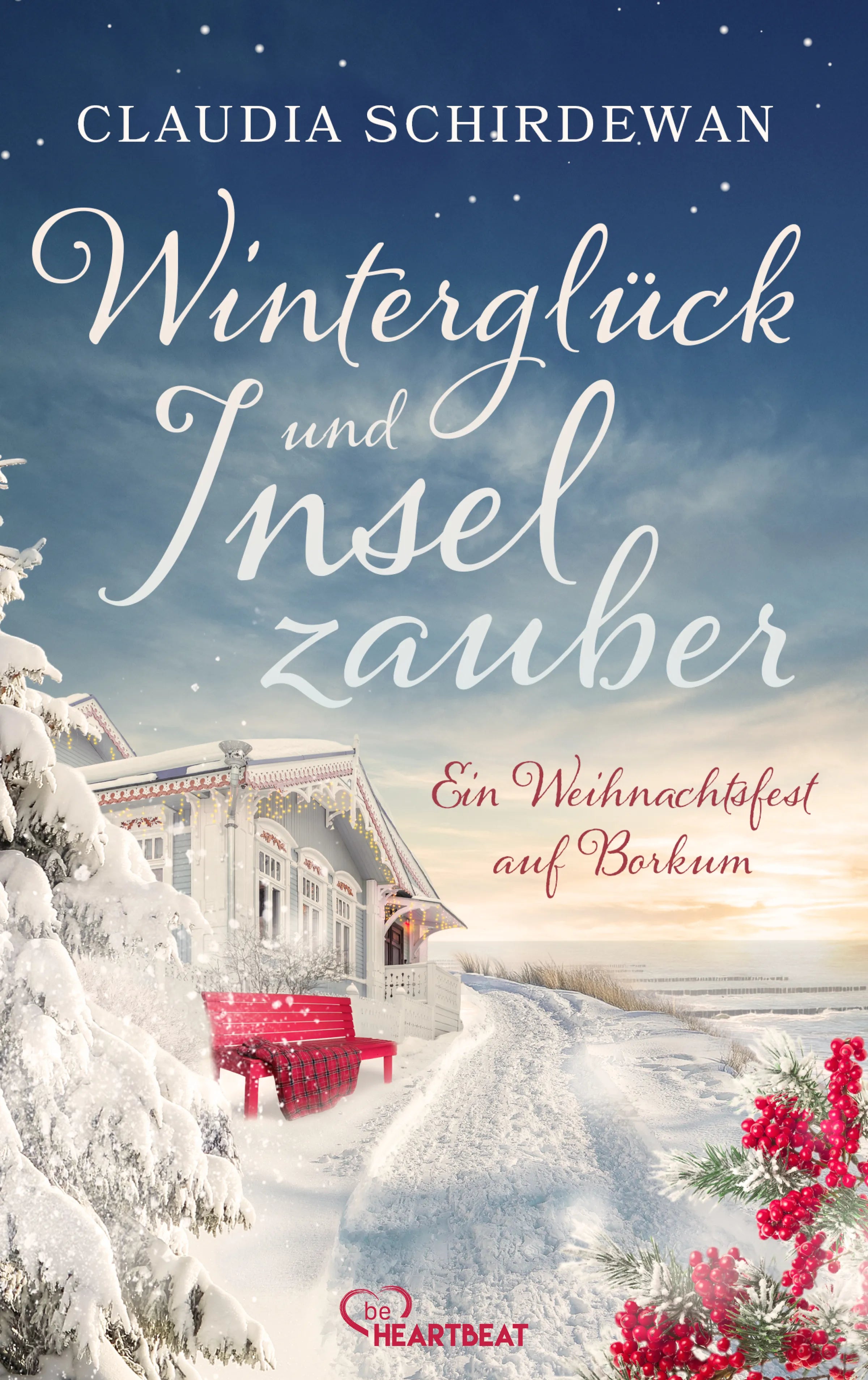 Cover: Winterglück und Inselzauber: Ein Weihnachtsfest auf Borkum (E-Book) von Claudia Schirdewan