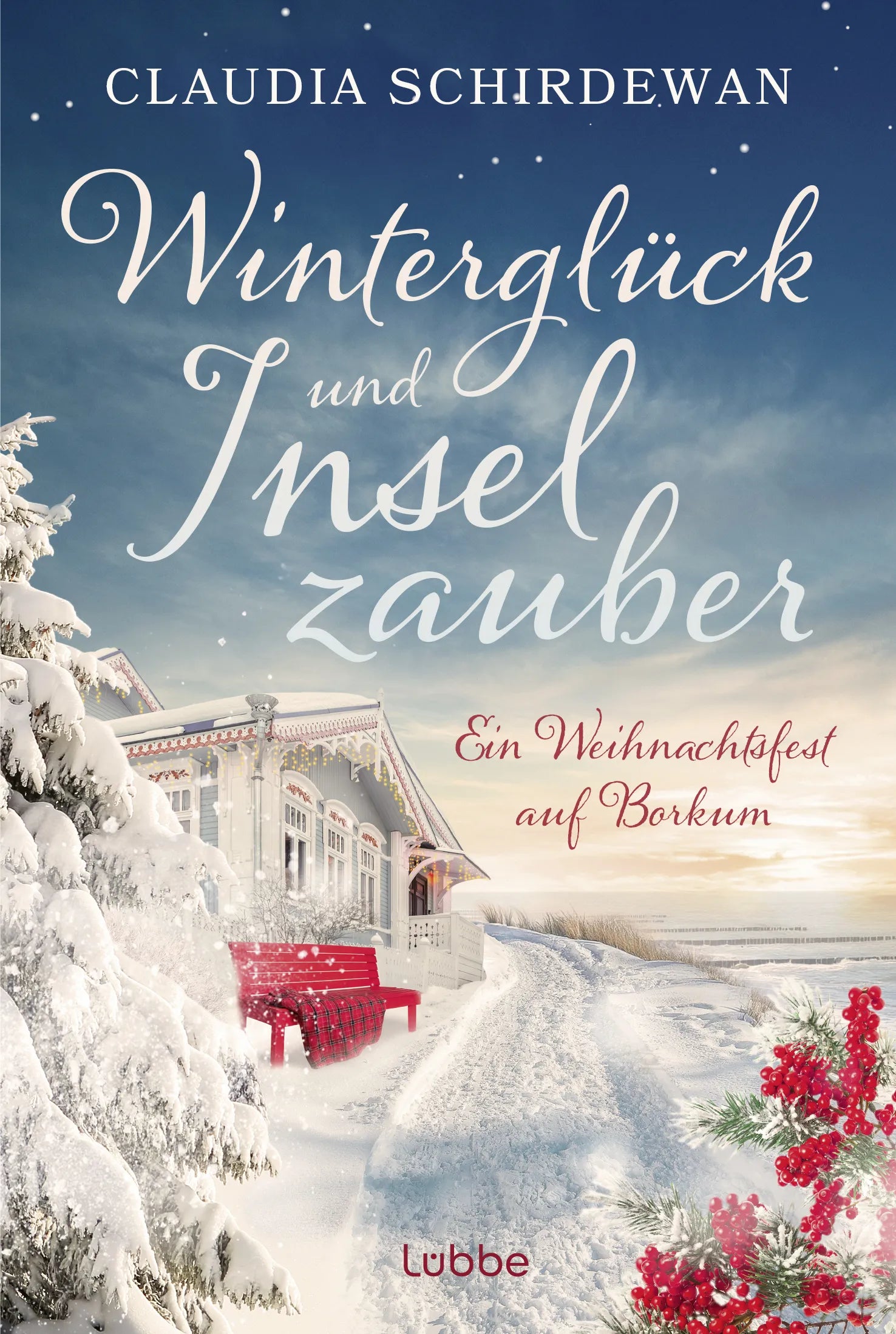 Buchcover von 'Winterglück und Inselzauber: Ein Weihnachtsfest auf Borkum' - Taschenbuch von Claudia Schirdewan