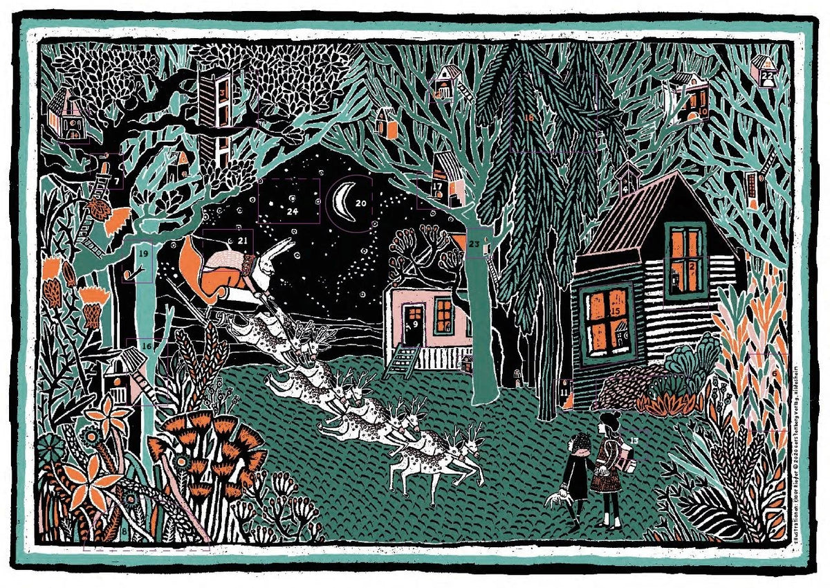 Adventskalender: Winternacht im Wald Adventskalender