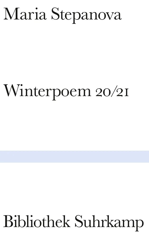 Cover: Winterpoem 20/21 (E-Book) von Maria Stepanova