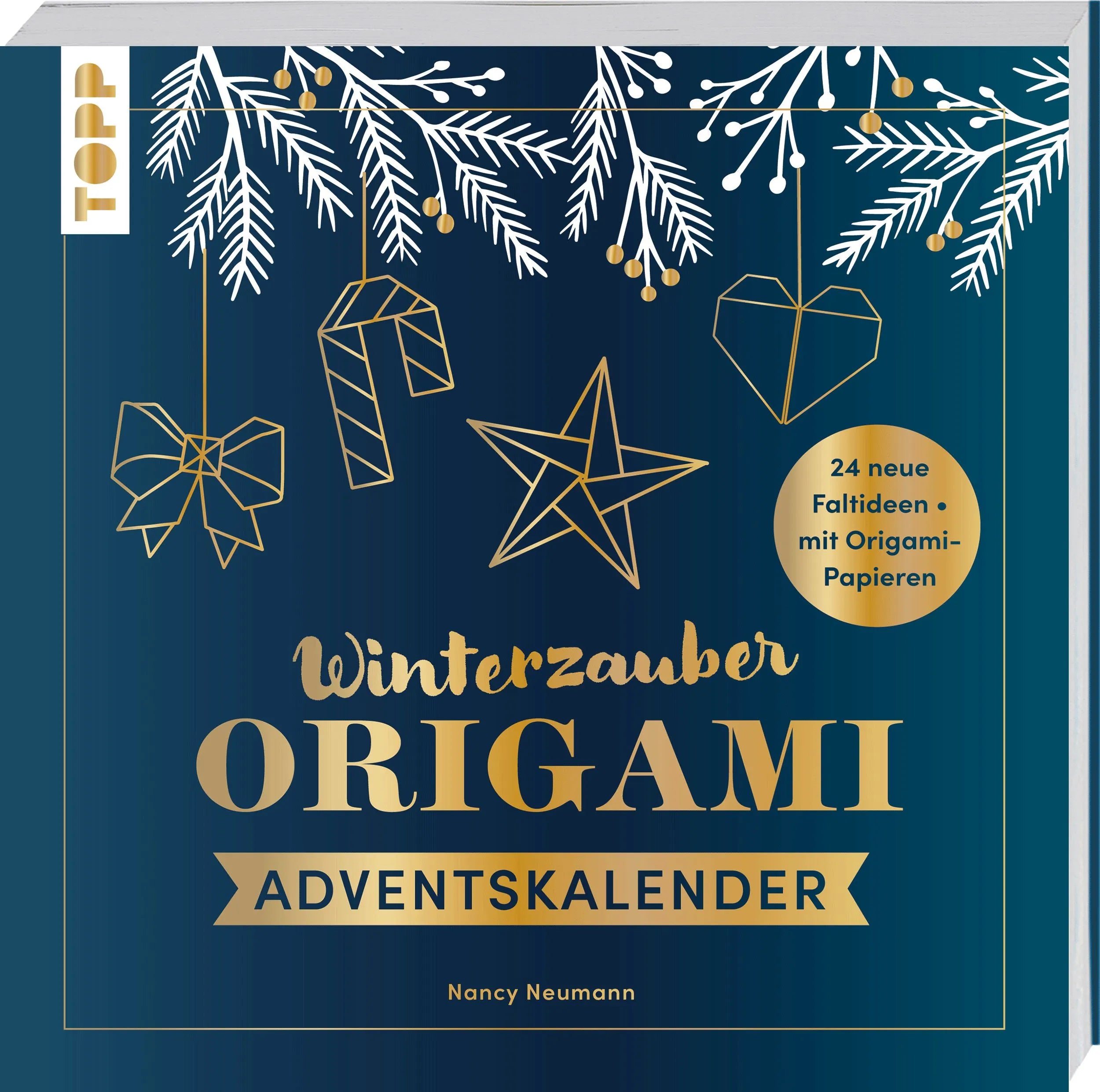 Cover: Winterzauber. Origami-Adventskalender. (Taschenbuch) von Nancy Neumann
