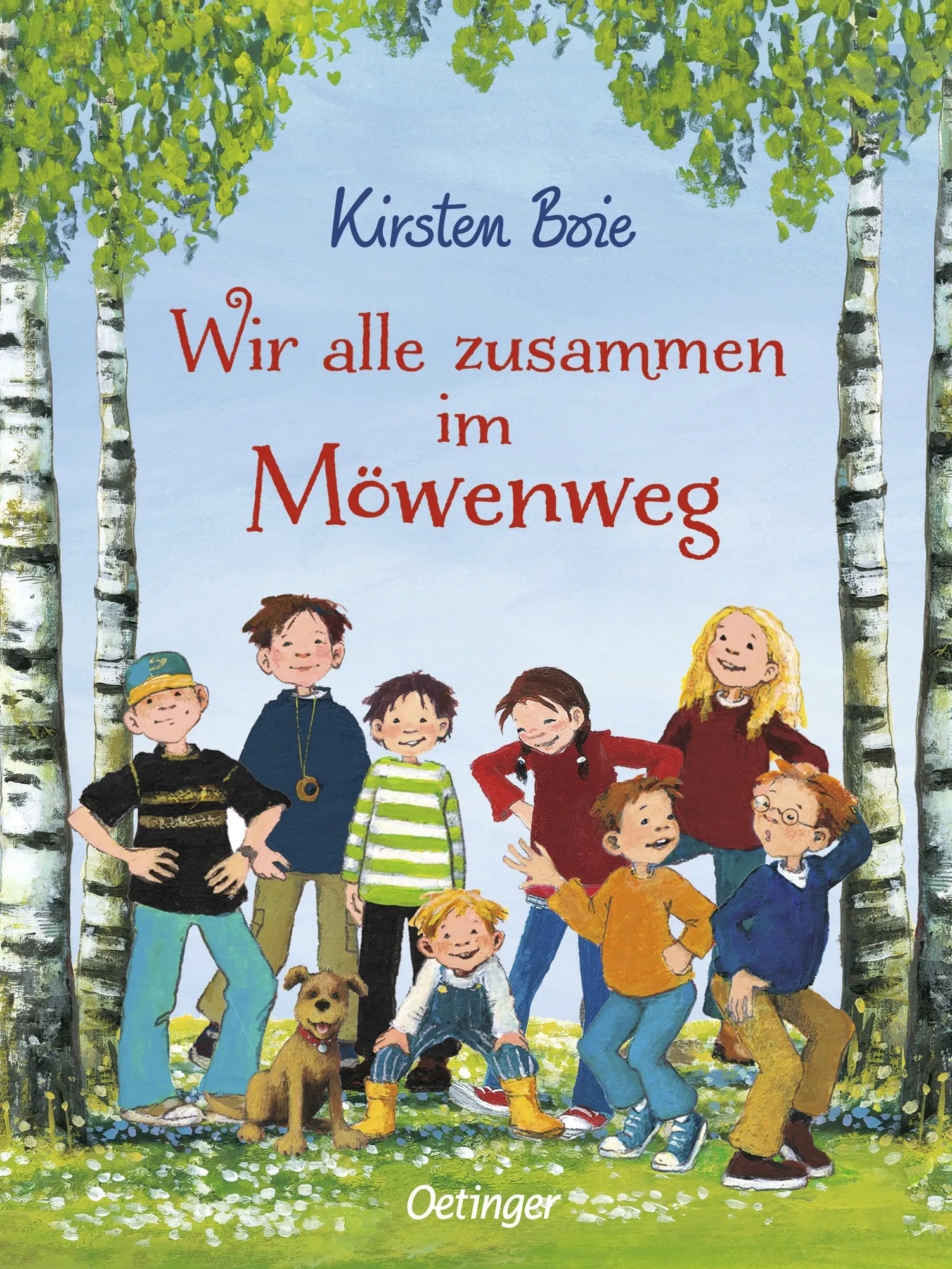 Buchcover von 'Wir alle zusammen im Möwenweg' - Gebundene Ausgabe von Kirsten Boie