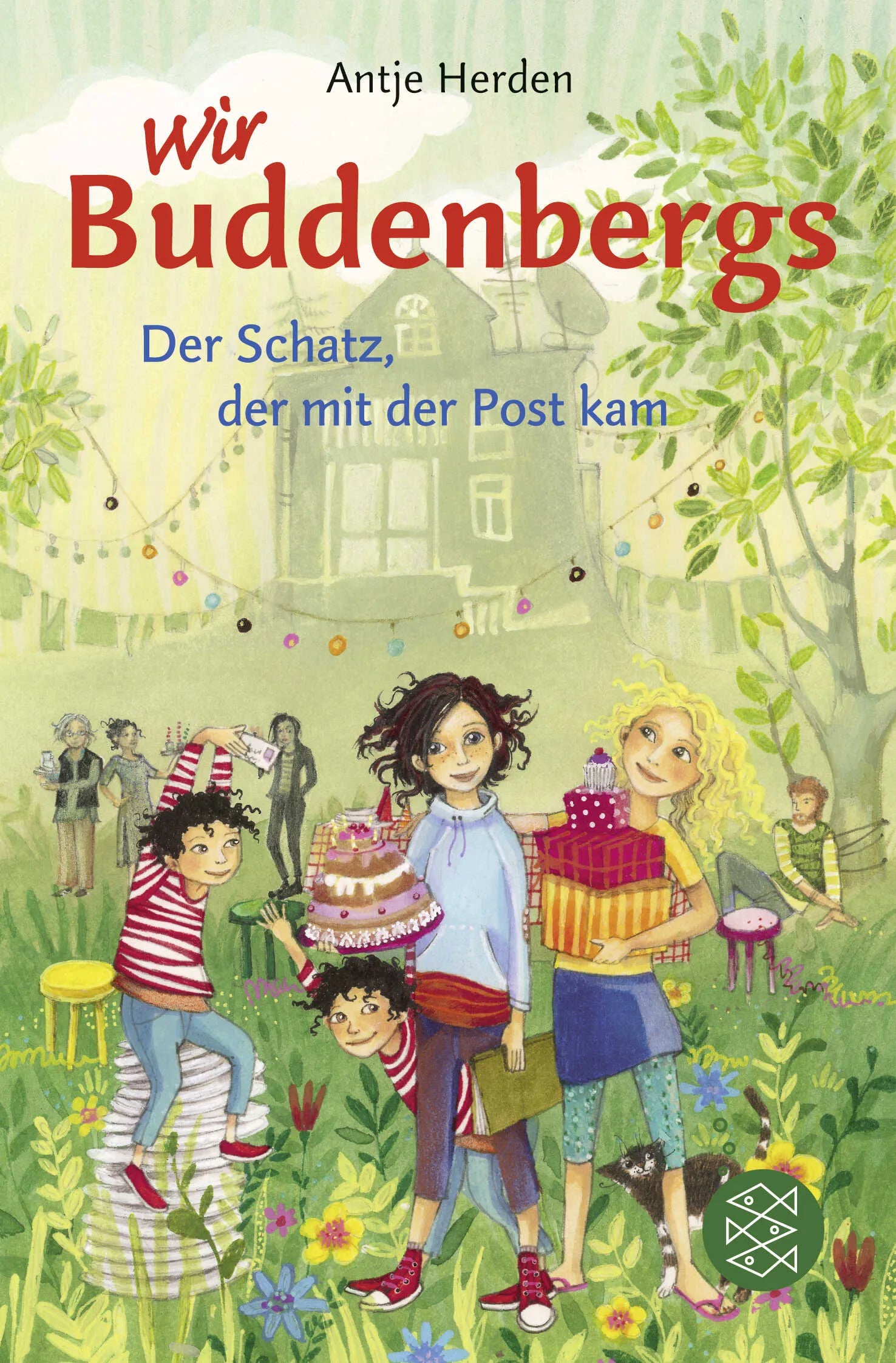 Buchcover von 'Wir Buddenbergs – Der Schatz, der mit der Post kam' - Taschenbuch von Antje Herden