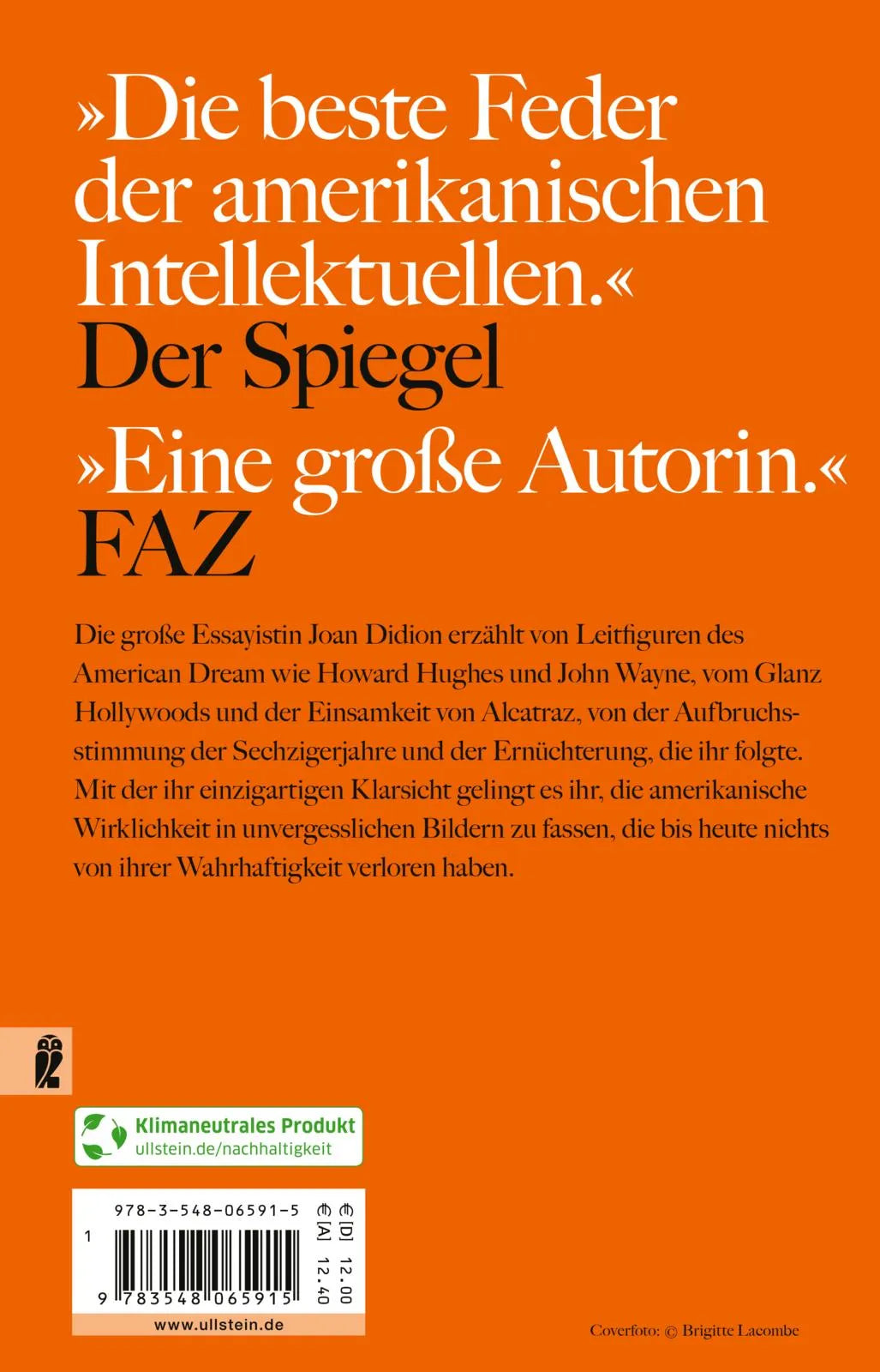 Buchrückseite von 'Wir erzählen uns Geschichten, um zu leben' mit Klappentext - Taschenbuch