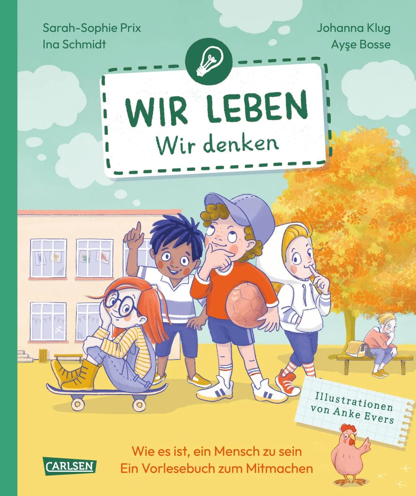 Buchcover von 'Wir leben – wir denken' - Gebundene Ausgabe von Ina Schmidt