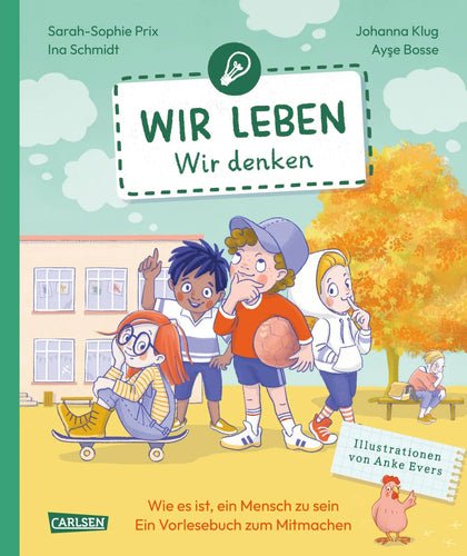 Buchcover von 'Wir leben – wir denken' - Gebundene Ausgabe von Ina Schmidt