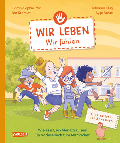 Buchcover von 'Wir leben – wir fühlen' - Gebundene Ausgabe von Ina Schmidt