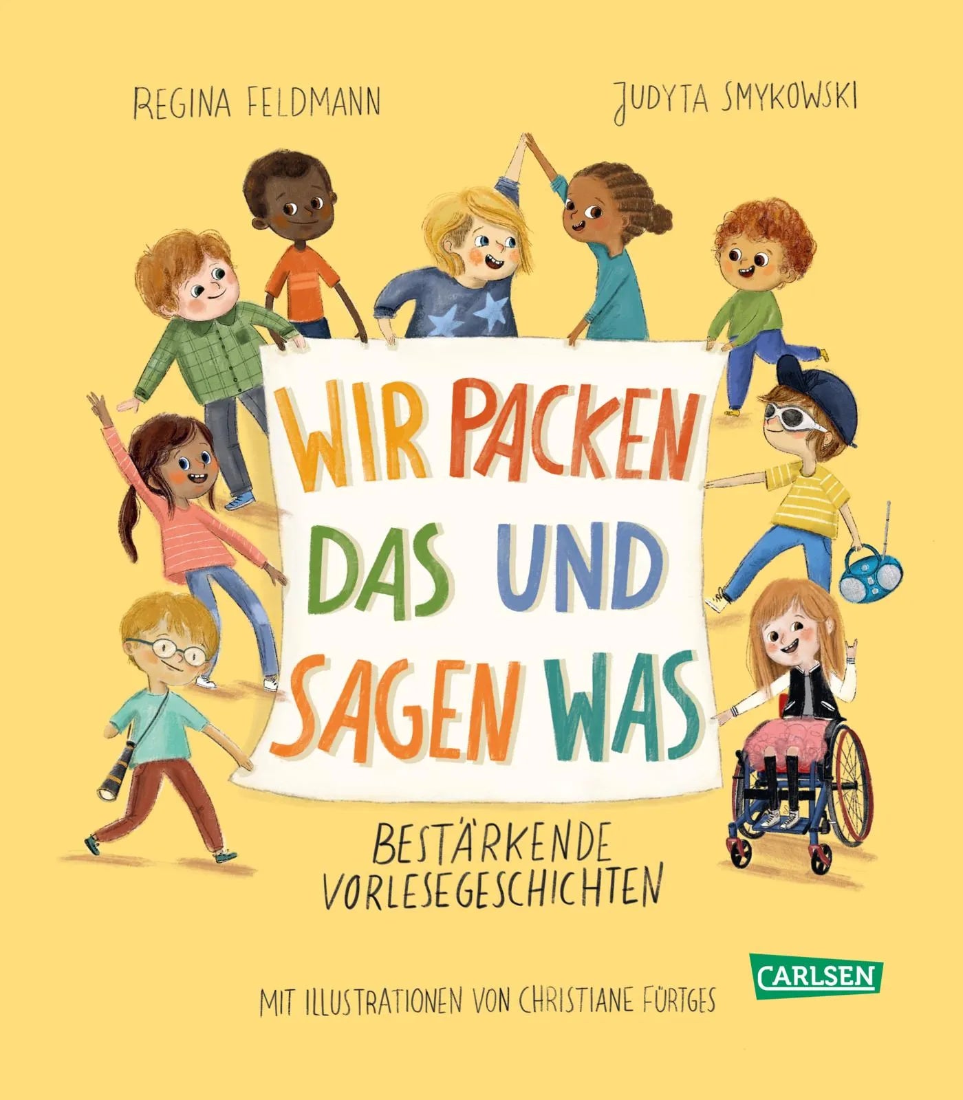 Buchcover von 'Wir packen das und sagen was' - Gebundene Ausgabe von Regina Feldmann