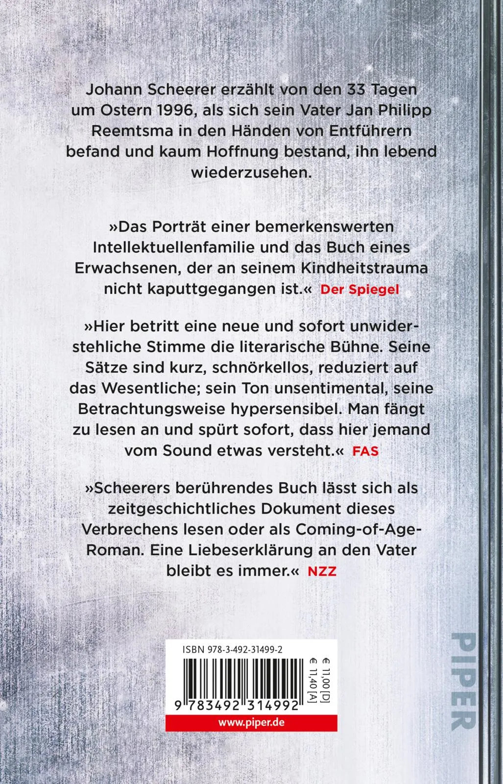 Buchrückseite von 'Wir sind dann wohl die Angehörigen' mit Klappentext - Taschenbuch