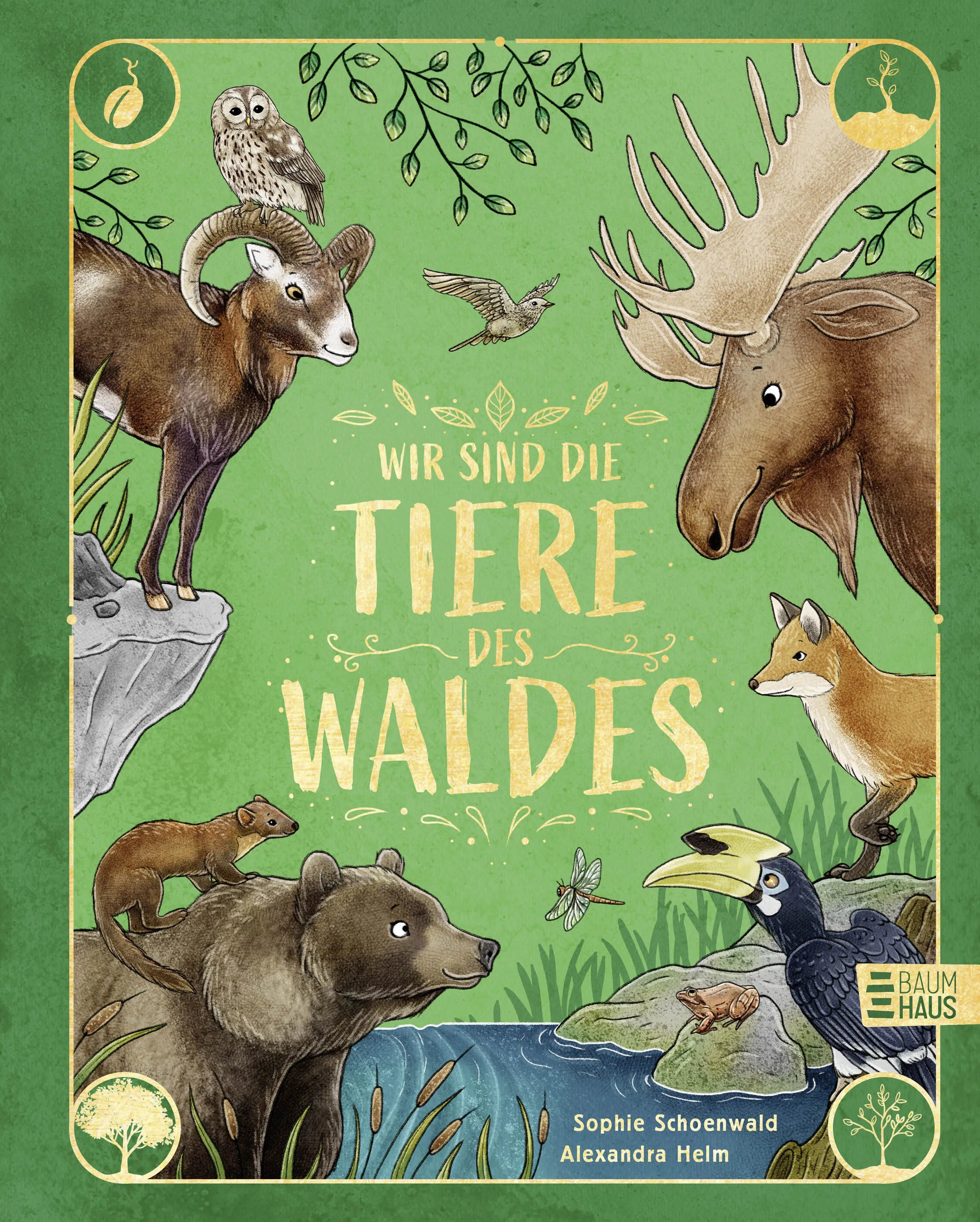 Buchcover von 'Wir sind die Tiere des Waldes' - Gebundene Ausgabe von Sophie Schoenwald