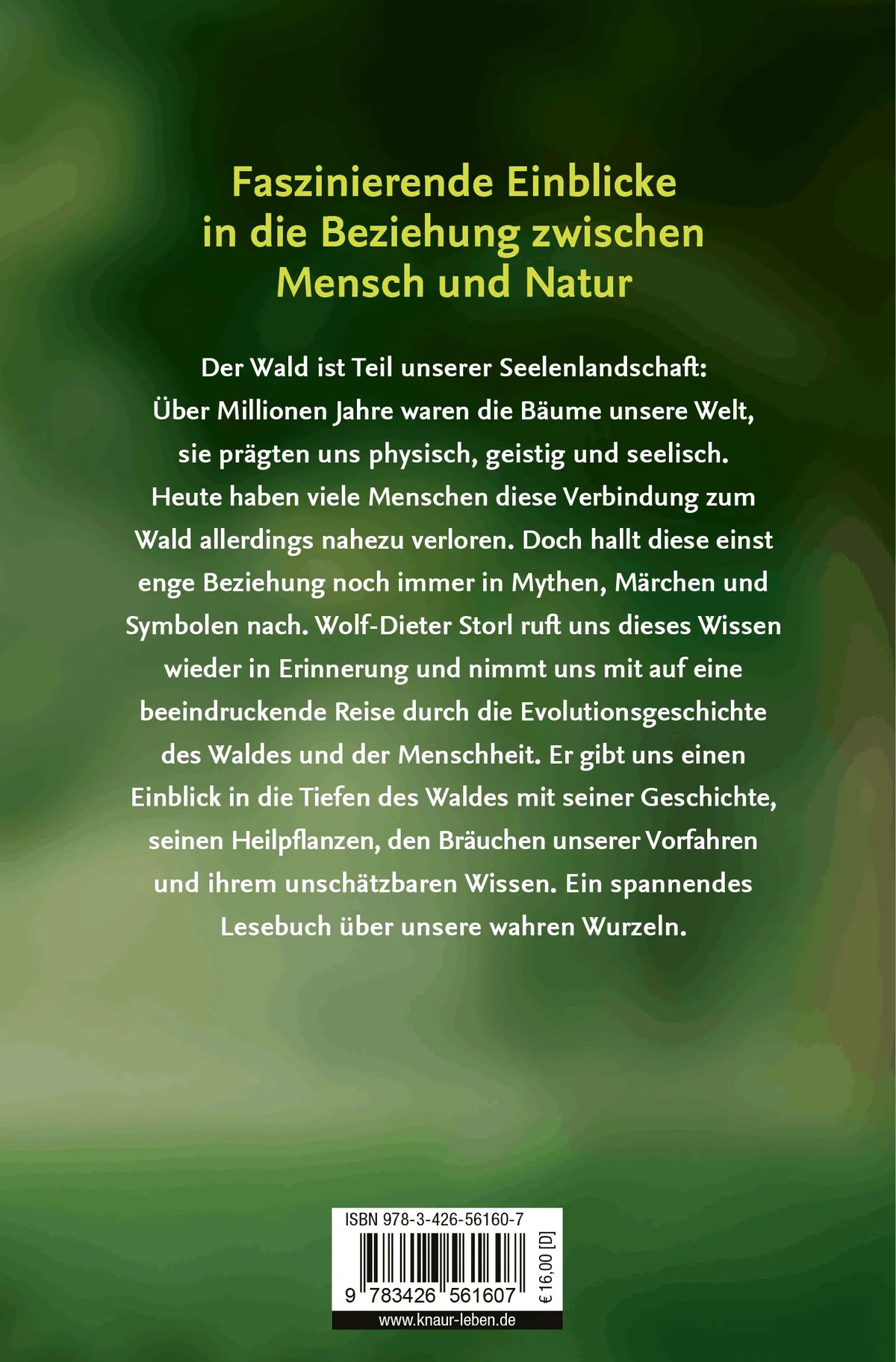 Rückseite: Wir sind Geschöpfe des Waldes (Taschenbuch)