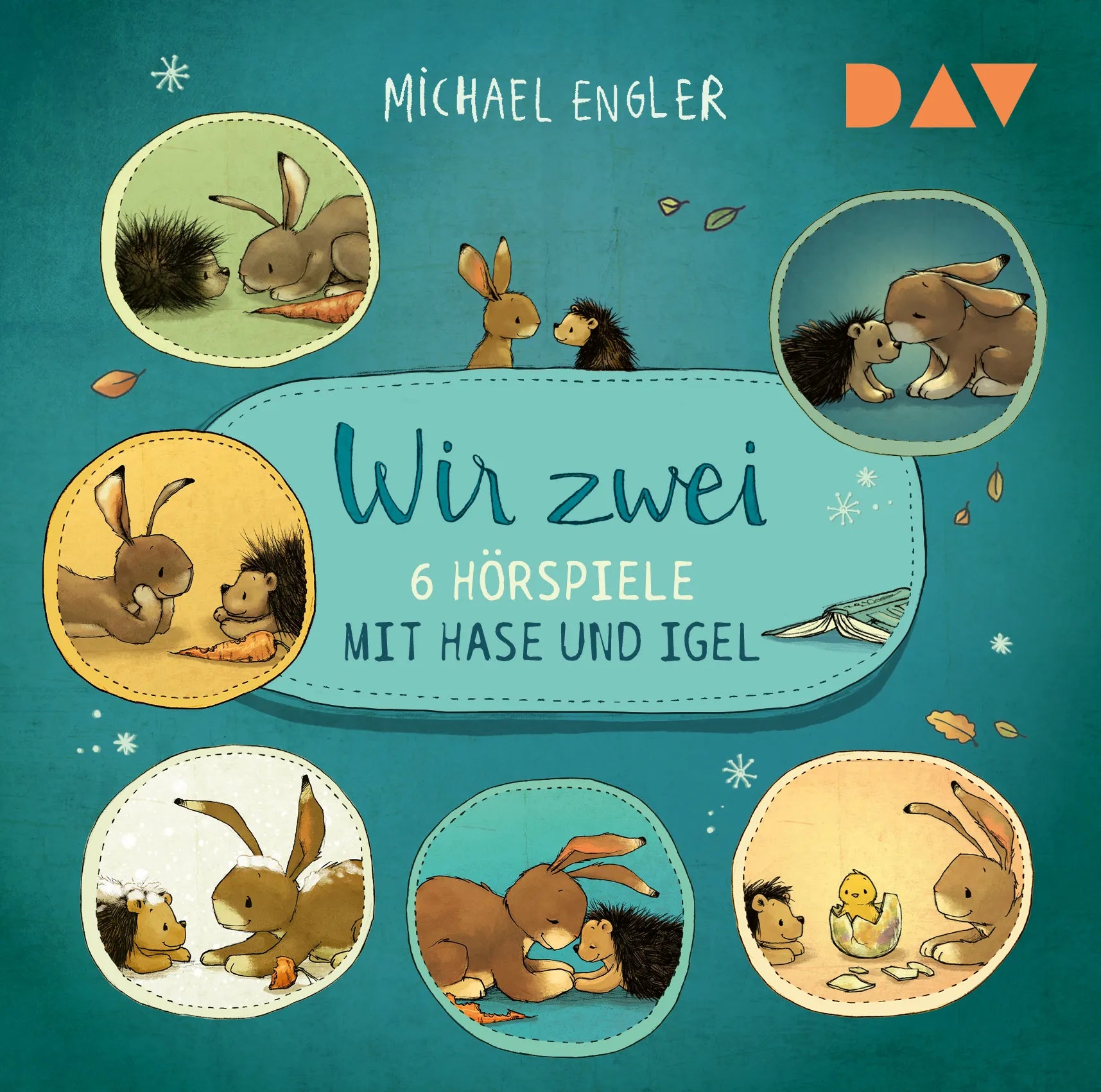 Buchcover von 'Wir zwei – 6 Hörspiele mit Hase und Igel' - Hörbuch (CD) von Michael Engler