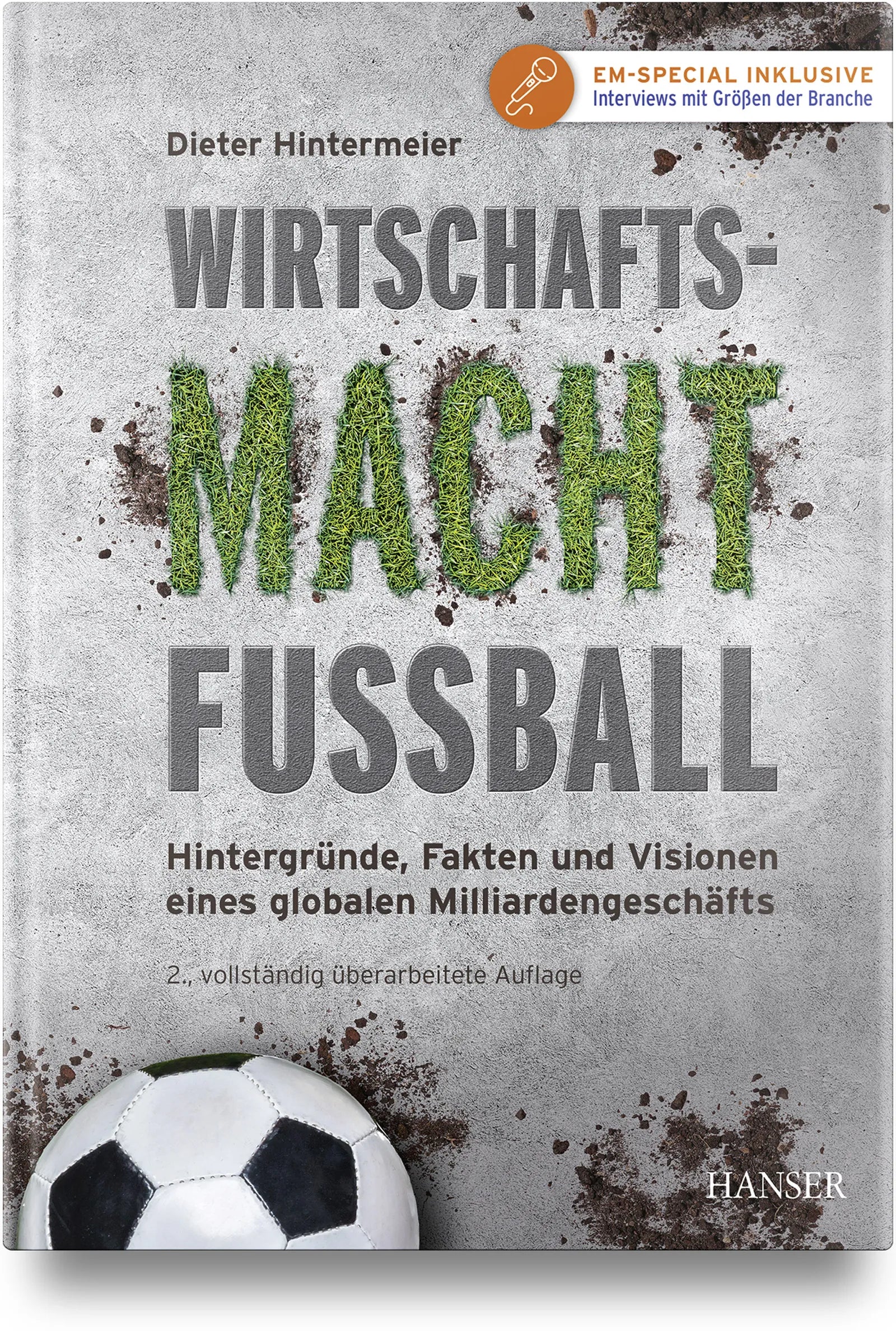 Buchcover von 'Wirtschaftsmacht Fußball' - Gebundene Ausgabe von Dieter Hintermeier