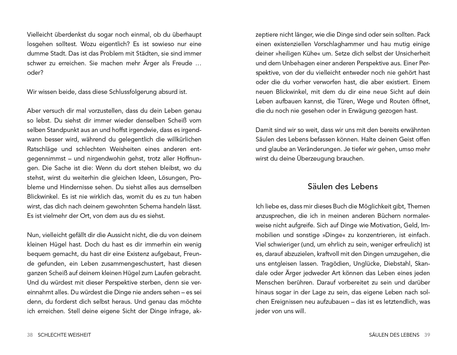 Innenansicht von 'Wise up your life' - Taschenbuch