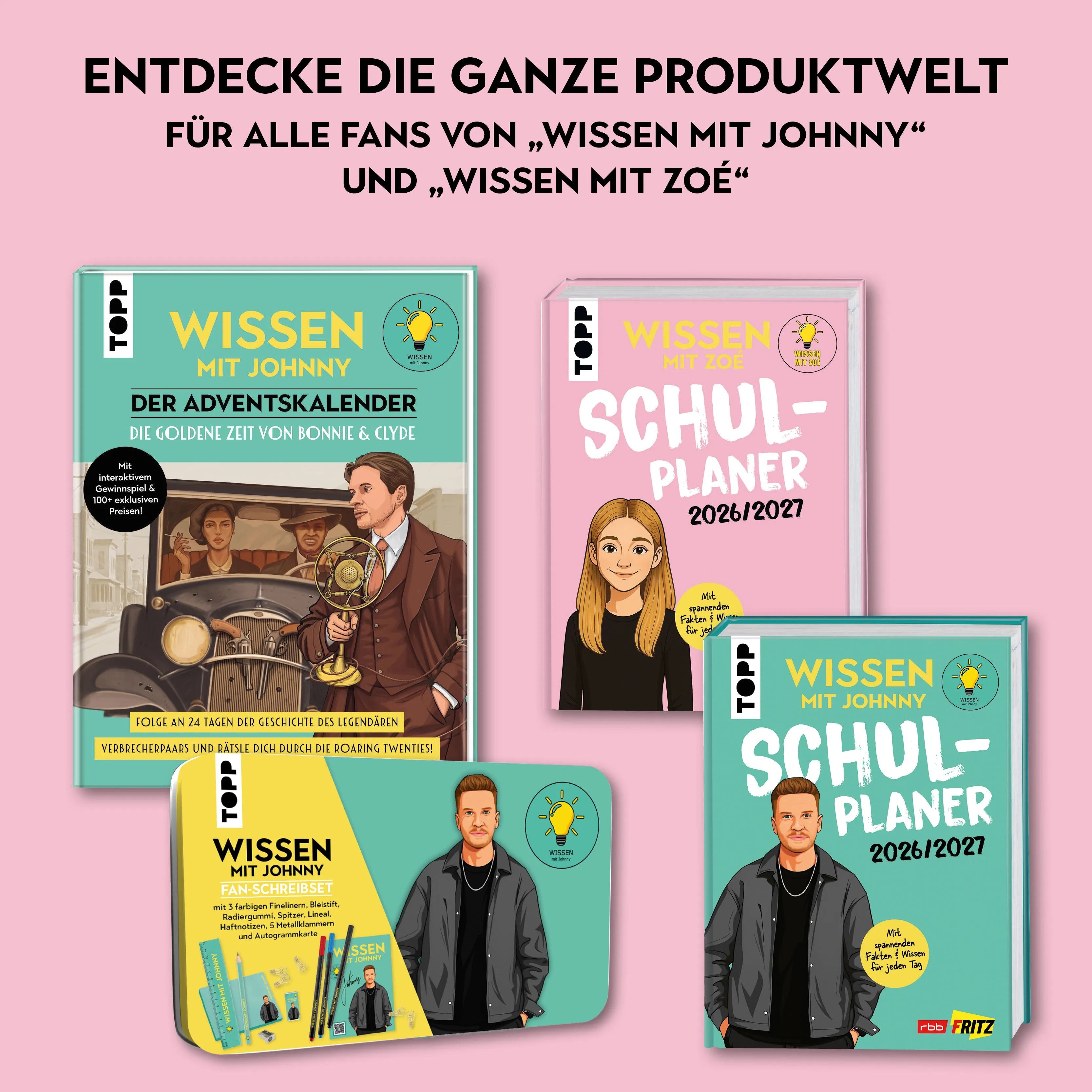 Detailansicht: Wissen mit Zoé: Schulplaner 2026/2027 (Hardcover)