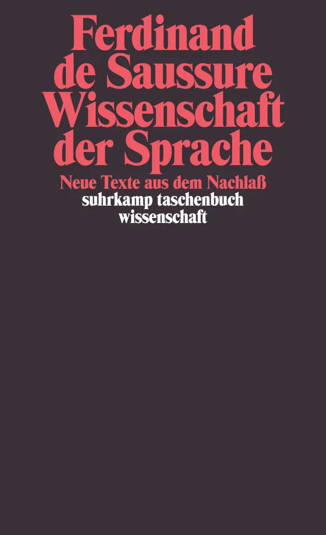 Wissenschaft der Sprache