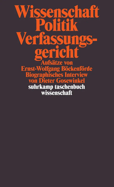 Wissenschaft, Politik, Verfassungsgericht