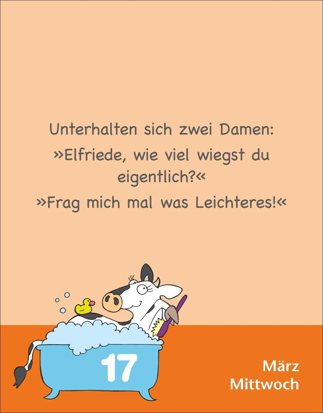 Witze für Kids Tagesabreißkalender 2027 – Ansicht