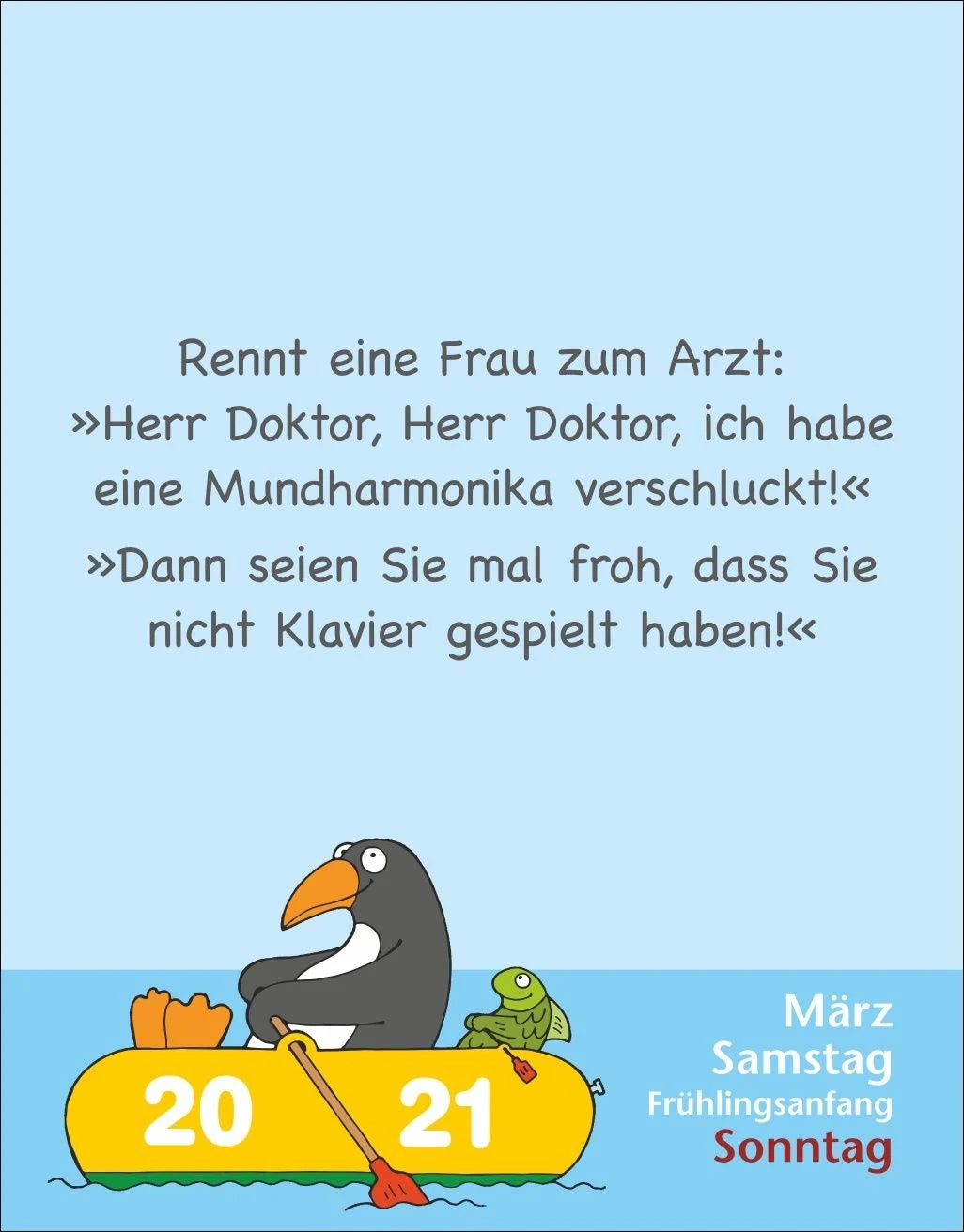 Witze für Kids Tagesabreißkalender 2027 – Ansicht