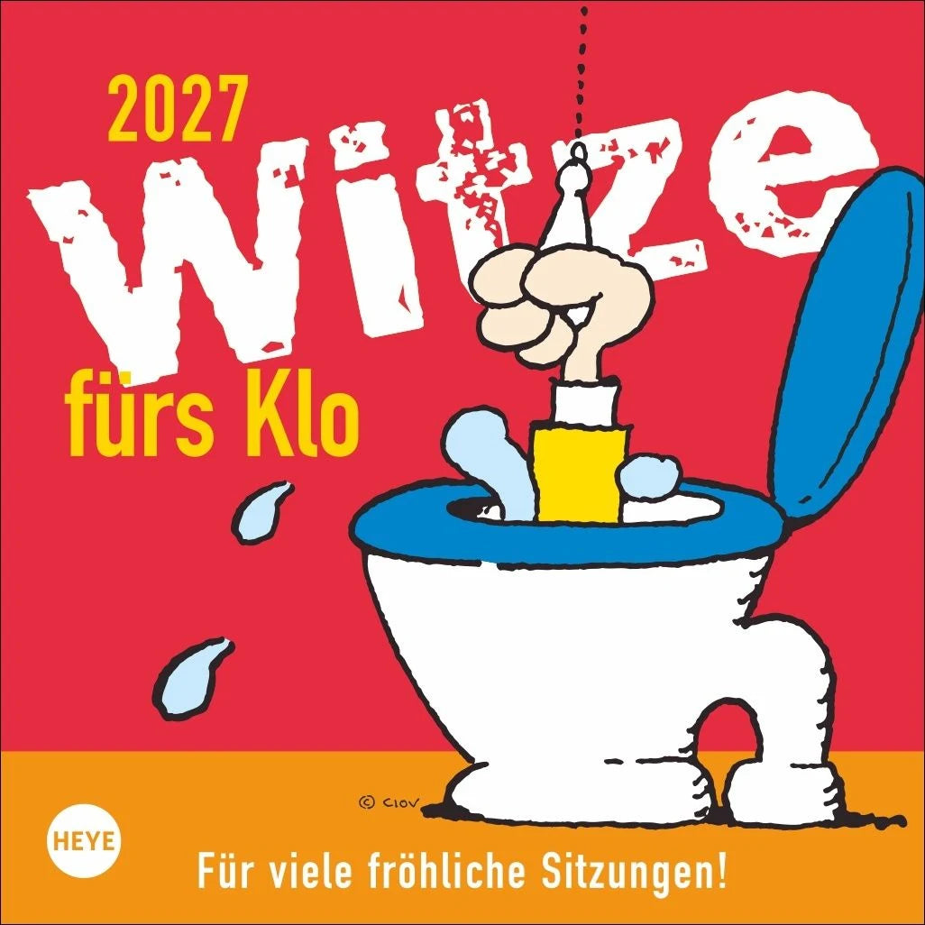 Wandkalender: Witze fürs Klo Kalender 2027
