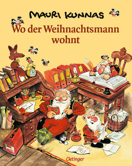 Buchcover von 'Wo der Weihnachtsmann wohnt' - Gebundene Ausgabe von Mauri Kunnas