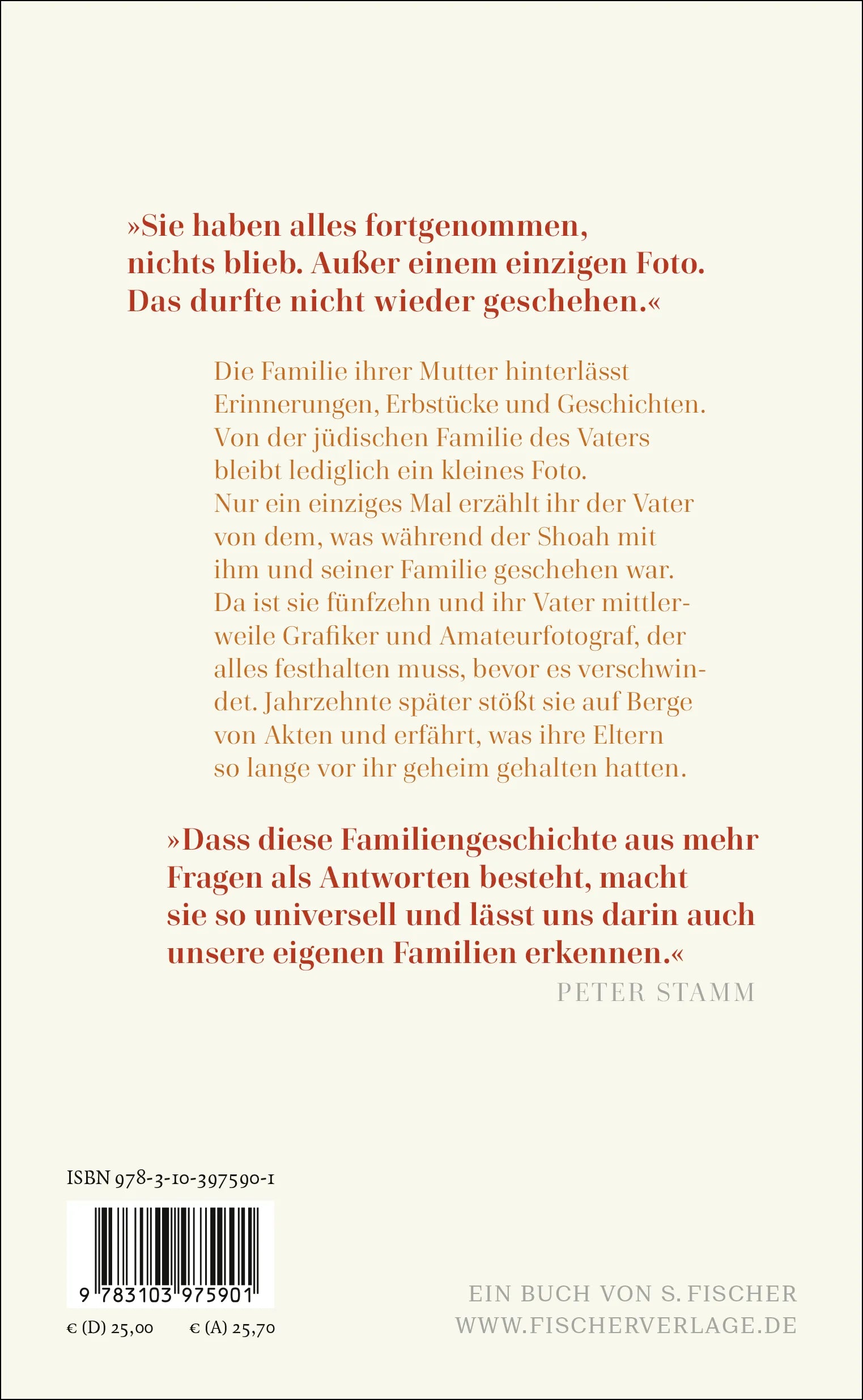 Buchrückseite von 'Wo geht das Licht hin, wenn der Tag vergangen ist' mit Klappentext - Gebundene Ausgabe